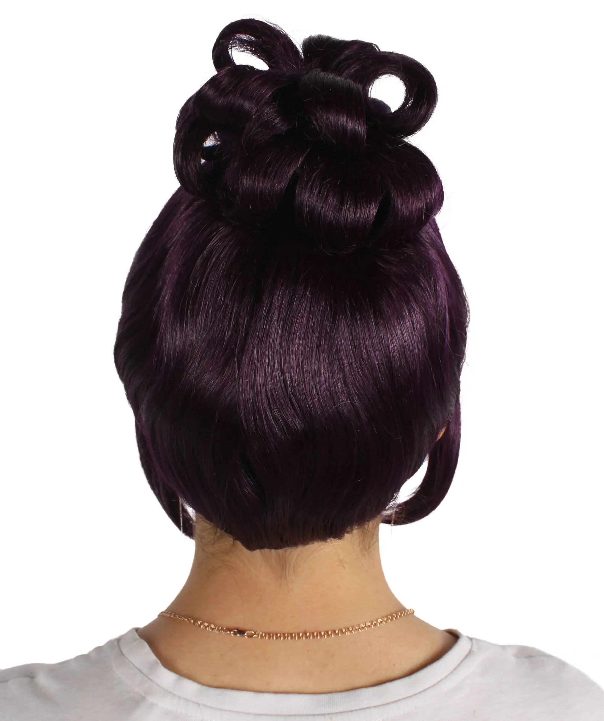 HPO Adult Women's Halloween Animated Lucy Updo Wig | Multiple Color Options