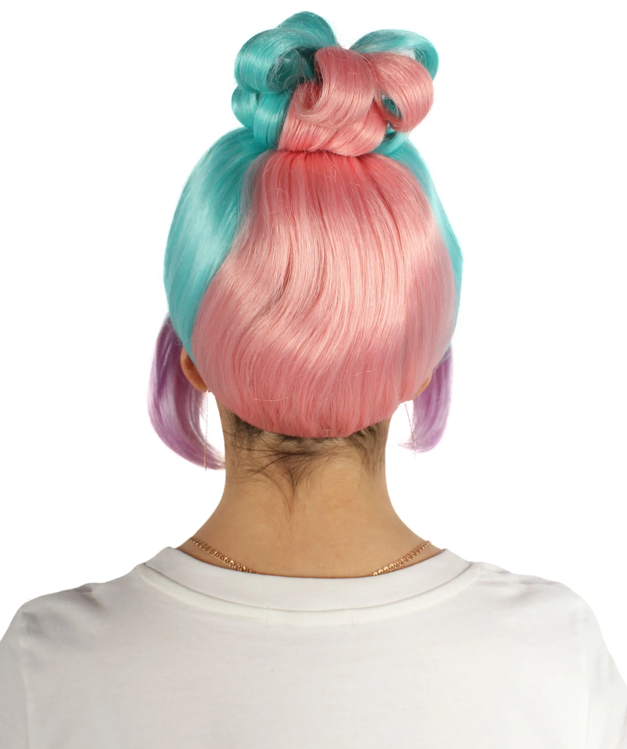 HPO Adult Women's Halloween Animated Lucy Updo Wig | Multiple Color Options