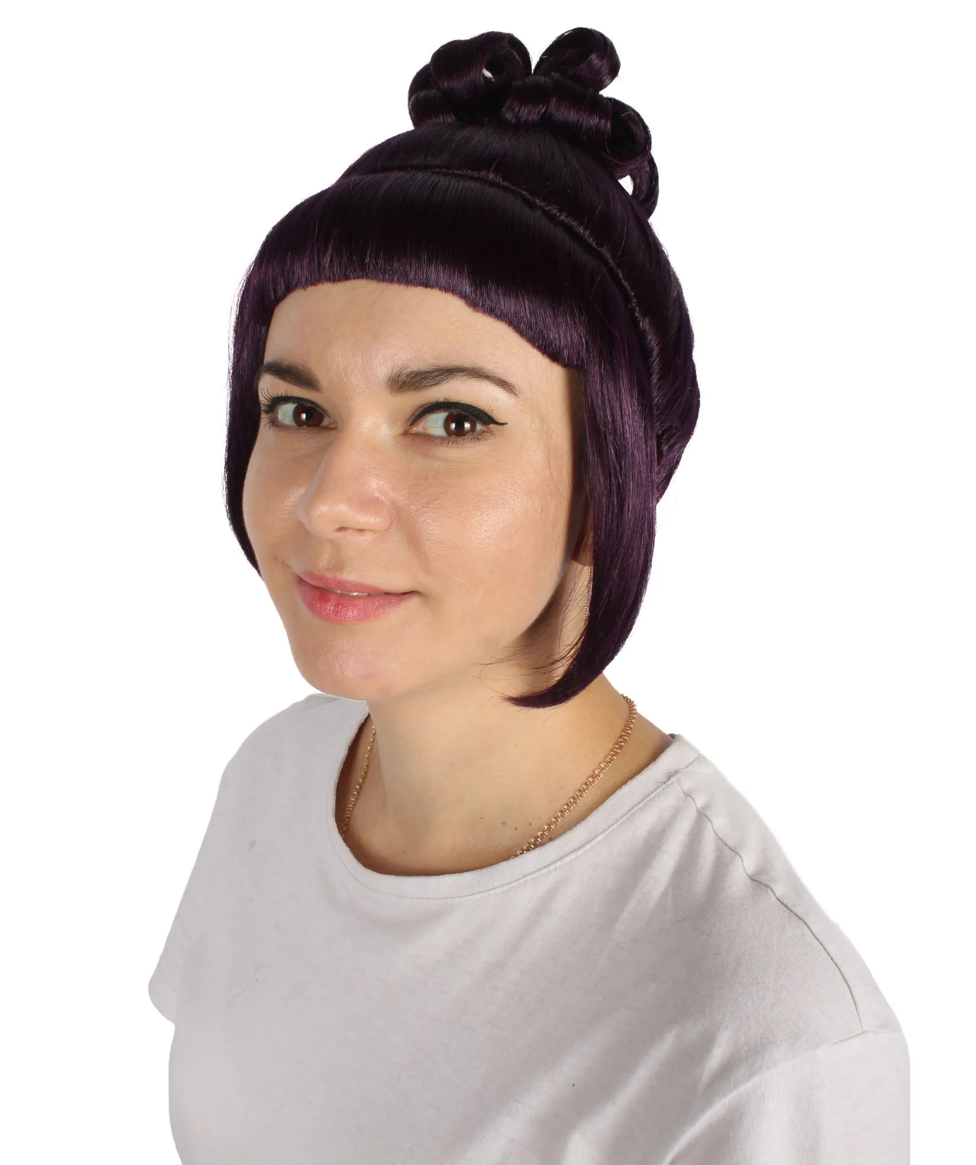 HPO Adult Women's Halloween Animated Lucy Updo Wig | Multiple Color Options