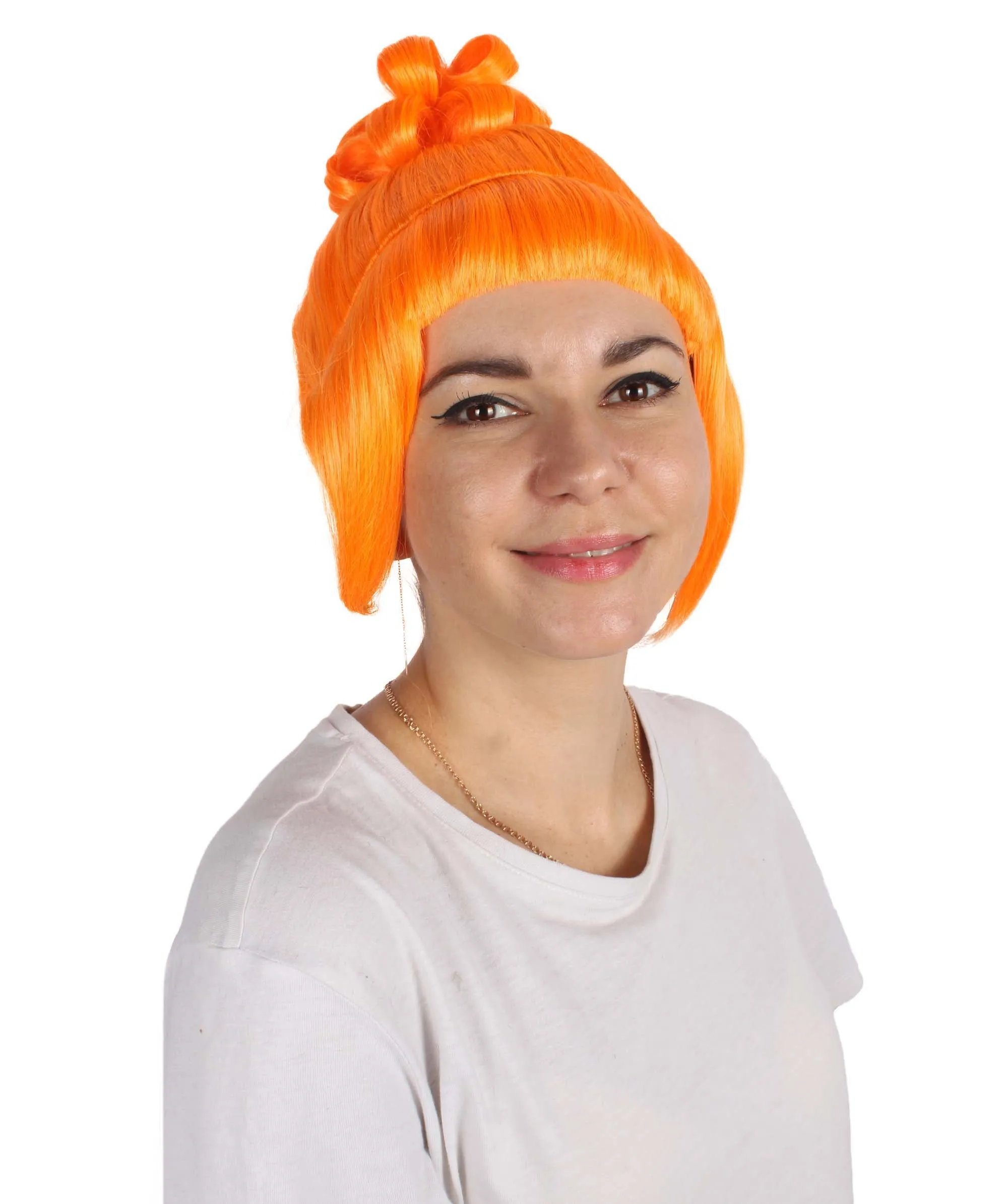HPO Adult Women's Halloween Animated Lucy Updo Wig | Multiple Color Options