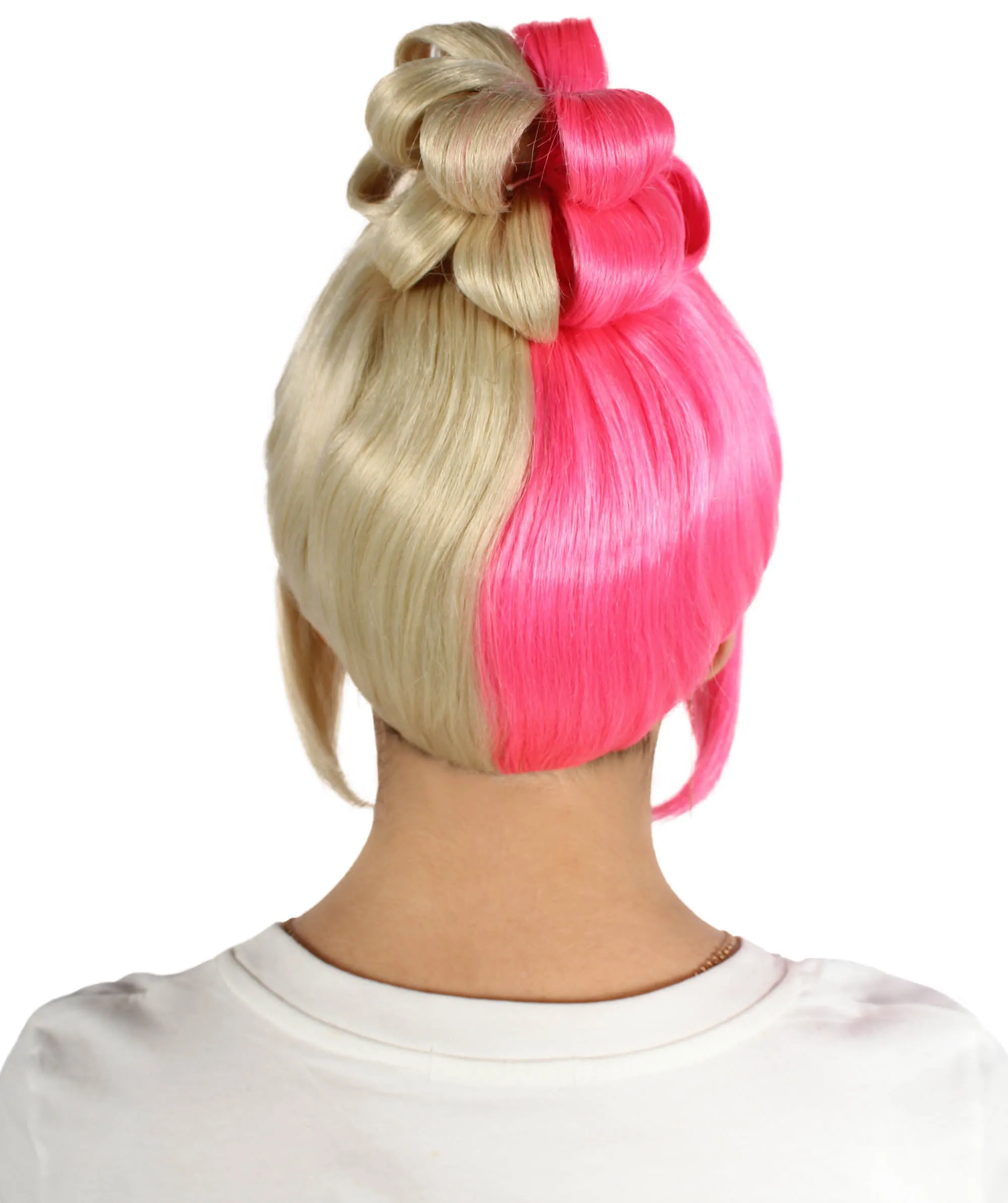 HPO Adult Women's Halloween Animated Lucy Updo Wig | Multiple Color Options
