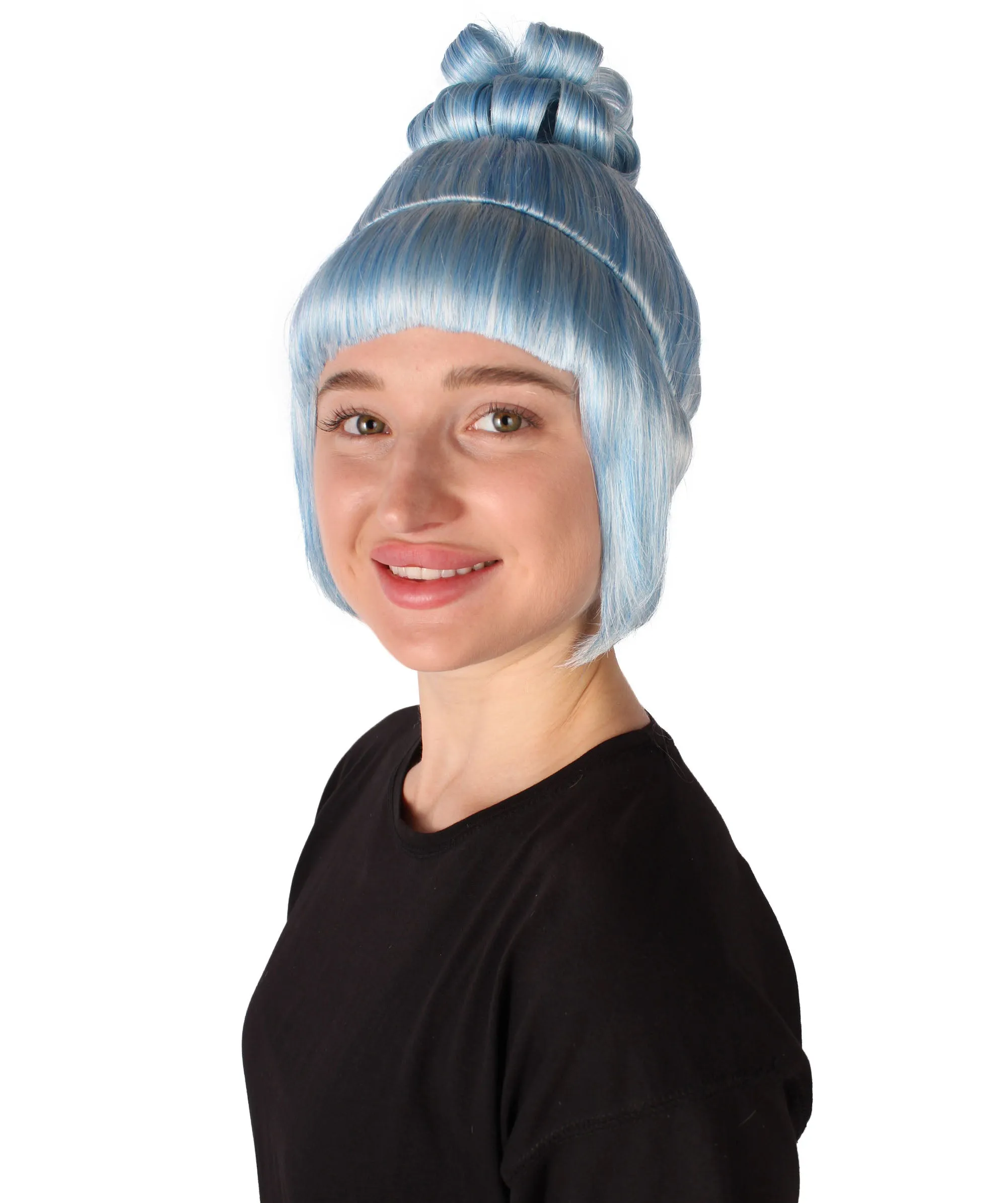 HPO Adult Women's Halloween Animated Lucy Updo Wig | Multiple Color Options
