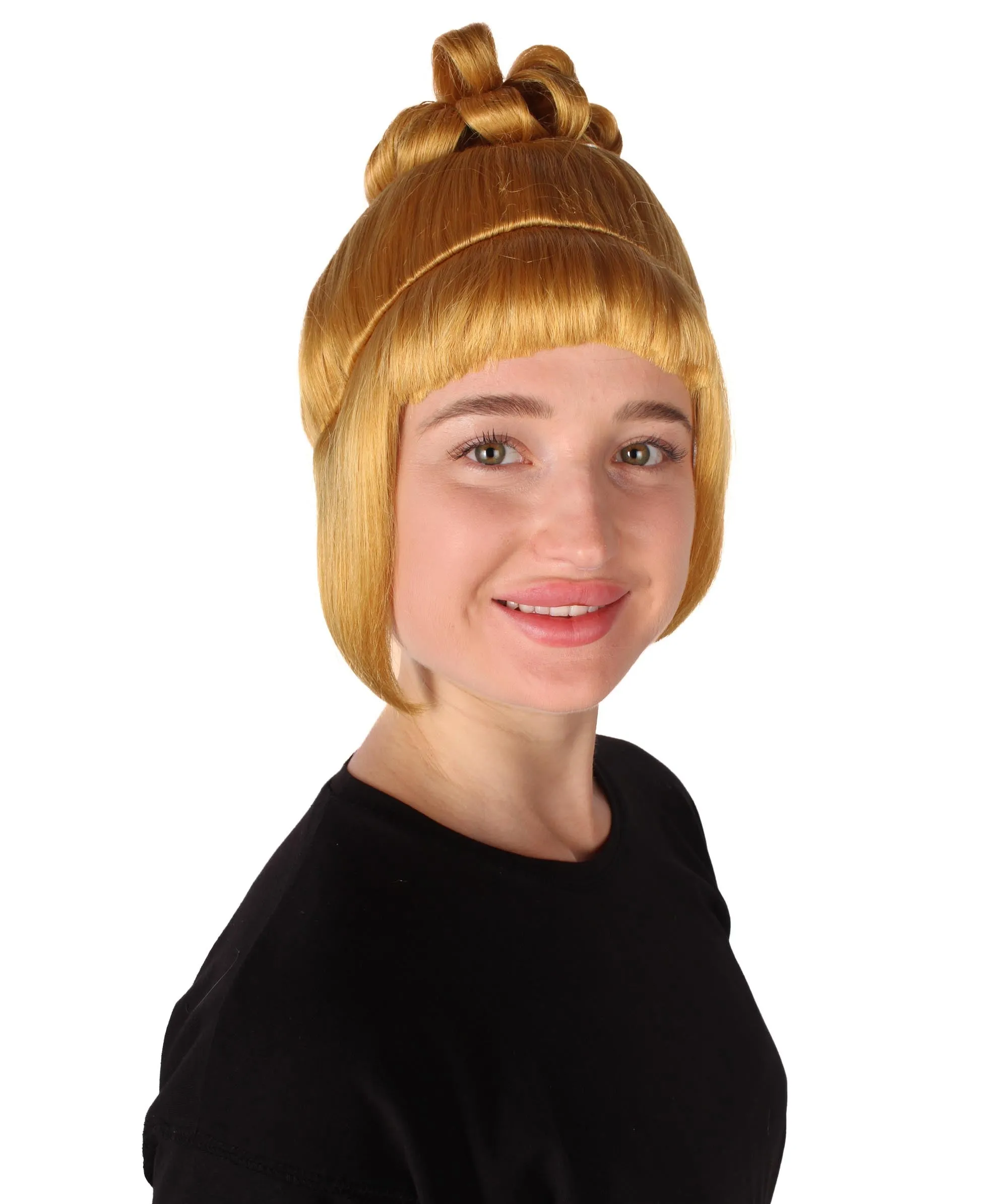 HPO Adult Women's Halloween Animated Lucy Updo Wig | Multiple Color Options