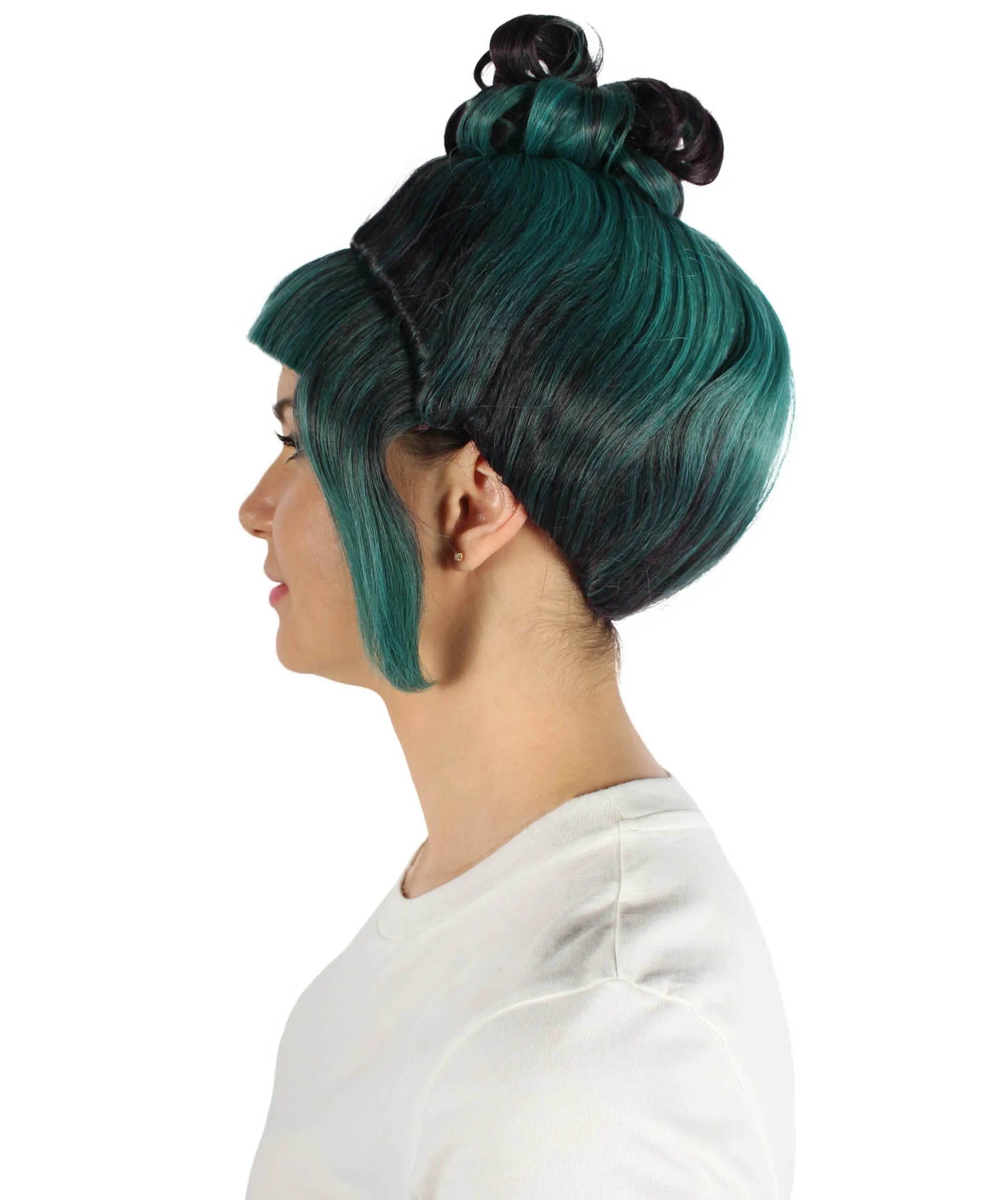 HPO Adult Women's Halloween Animated Lucy Updo Wig | Multiple Color Options