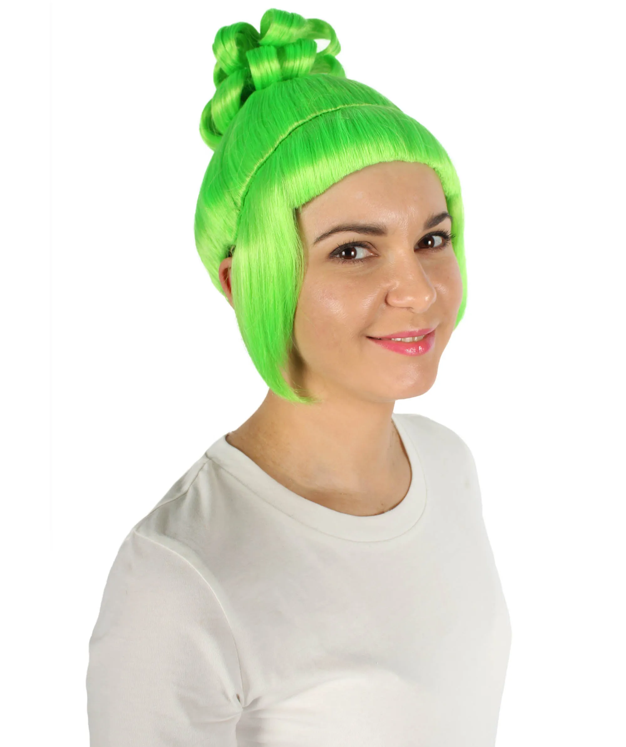 HPO Adult Women's Halloween Animated Lucy Updo Wig | Multiple Color Options