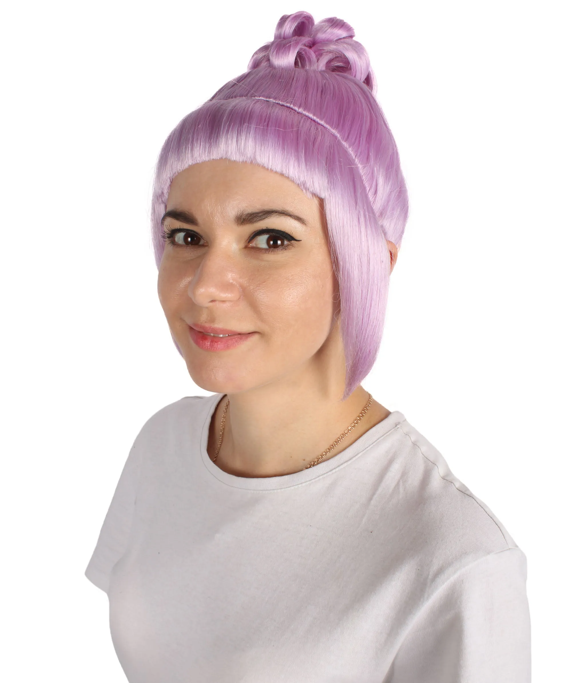 HPO Adult Women's Halloween Animated Lucy Updo Wig | Multiple Color Options
