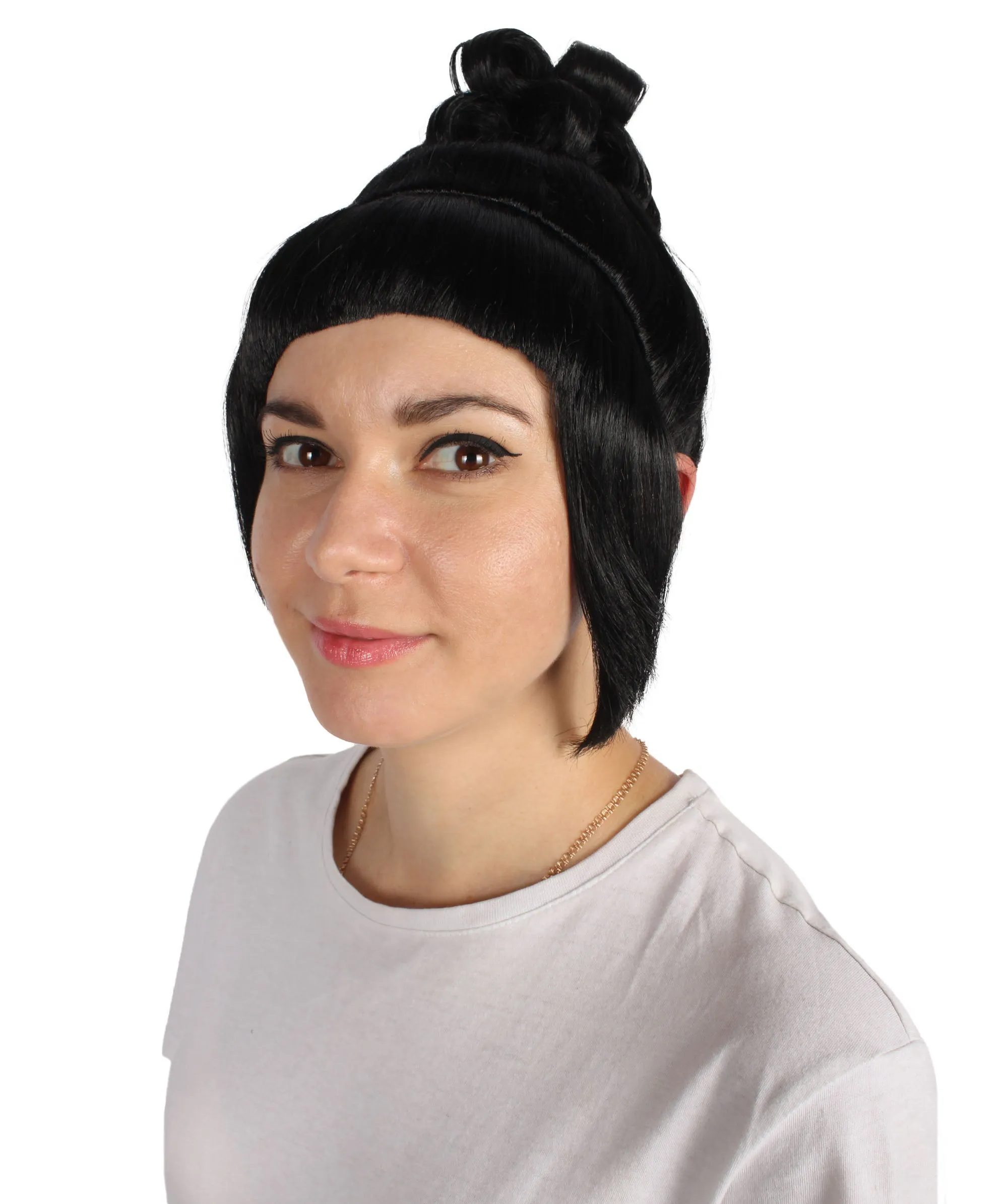 HPO Adult Women's Halloween Animated Lucy Updo Wig | Multiple Color Options