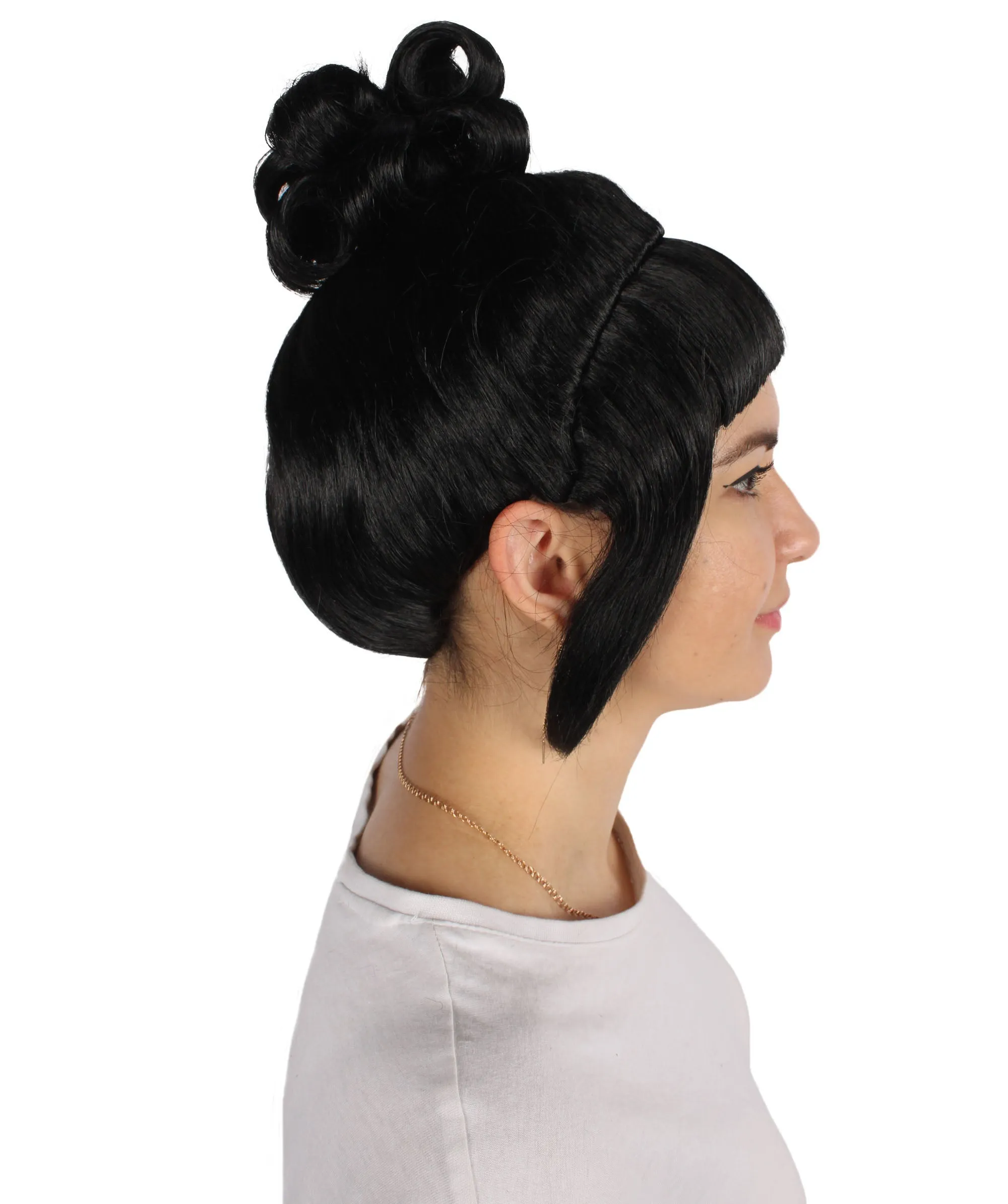 HPO Adult Women's Halloween Animated Lucy Updo Wig | Multiple Color Options