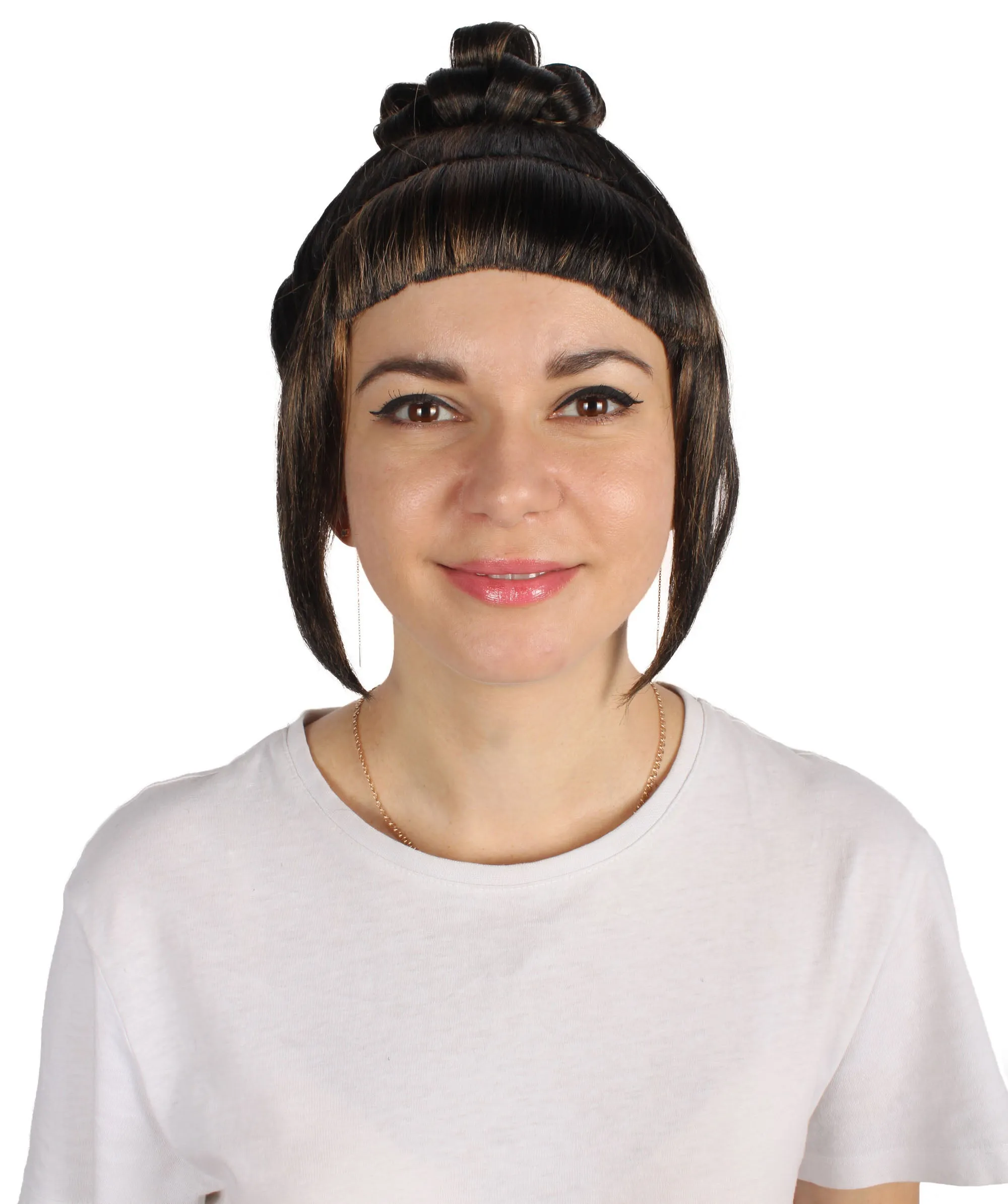 HPO Adult Women's Halloween Animated Lucy Updo Wig | Multiple Color Options