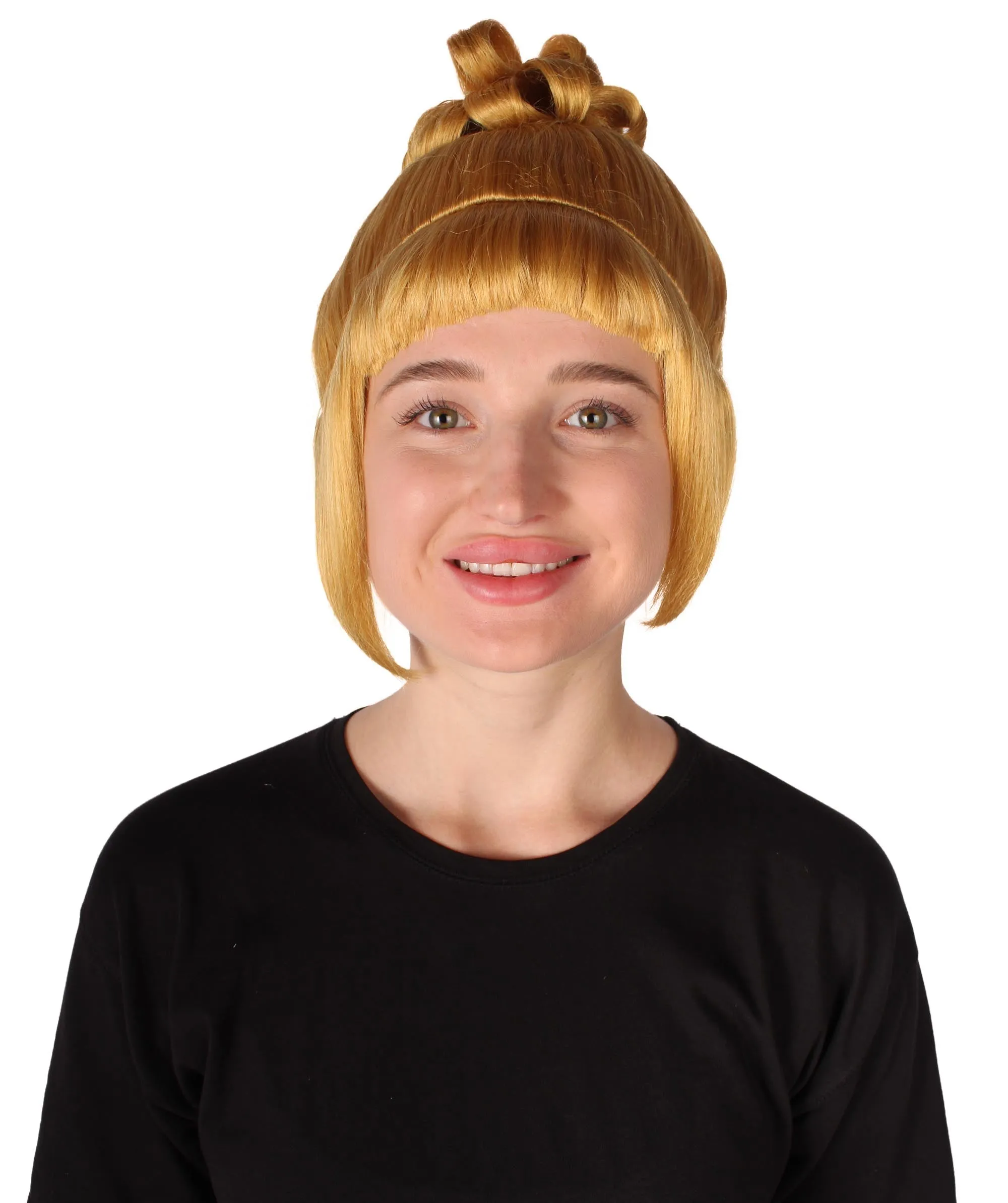 HPO Adult Women's Halloween Animated Lucy Updo Wig | Multiple Color Options