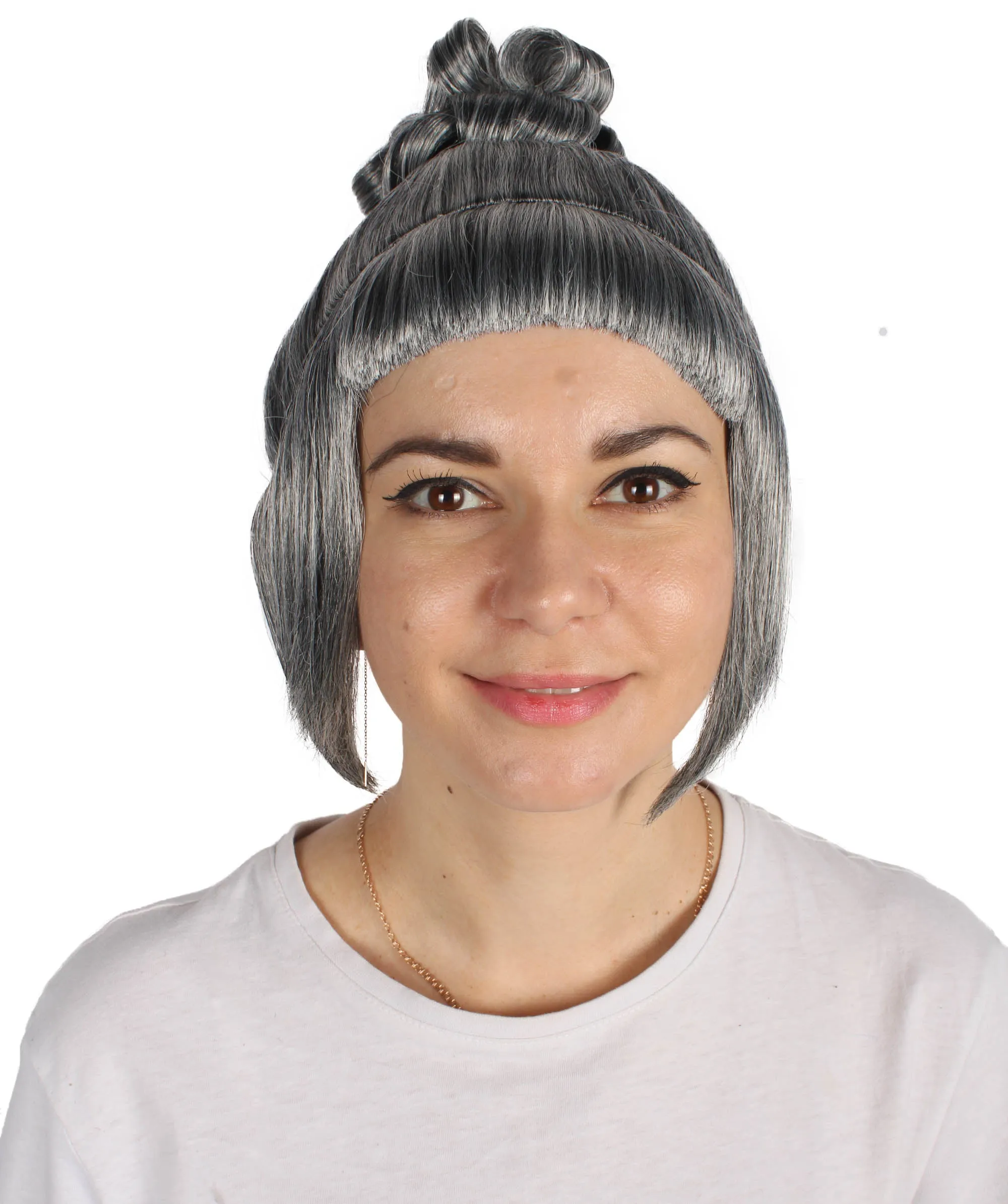 HPO Adult Women's Halloween Animated Lucy Updo Wig | Multiple Color Options