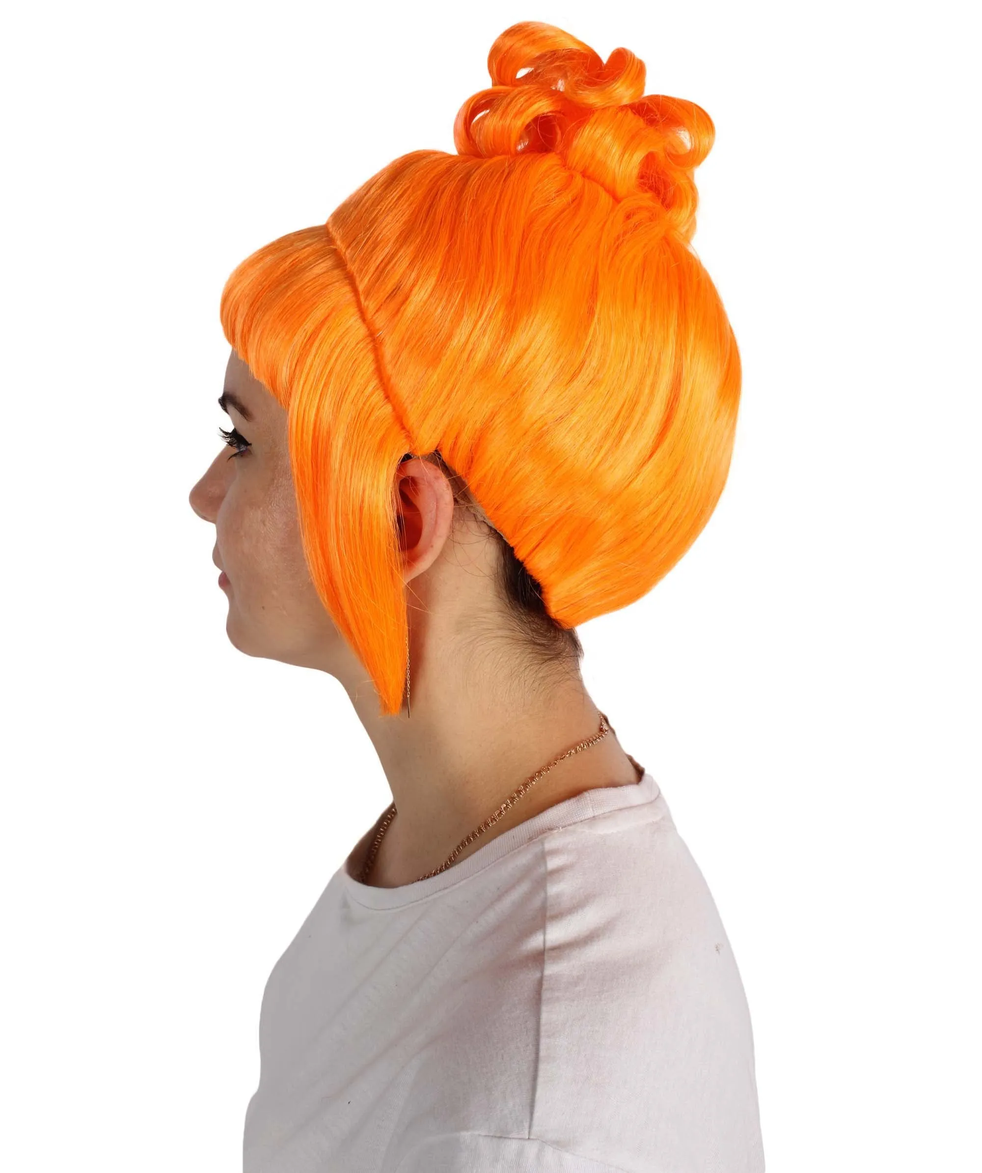 HPO Adult Women's Halloween Animated Lucy Updo Wig | Multiple Color Options