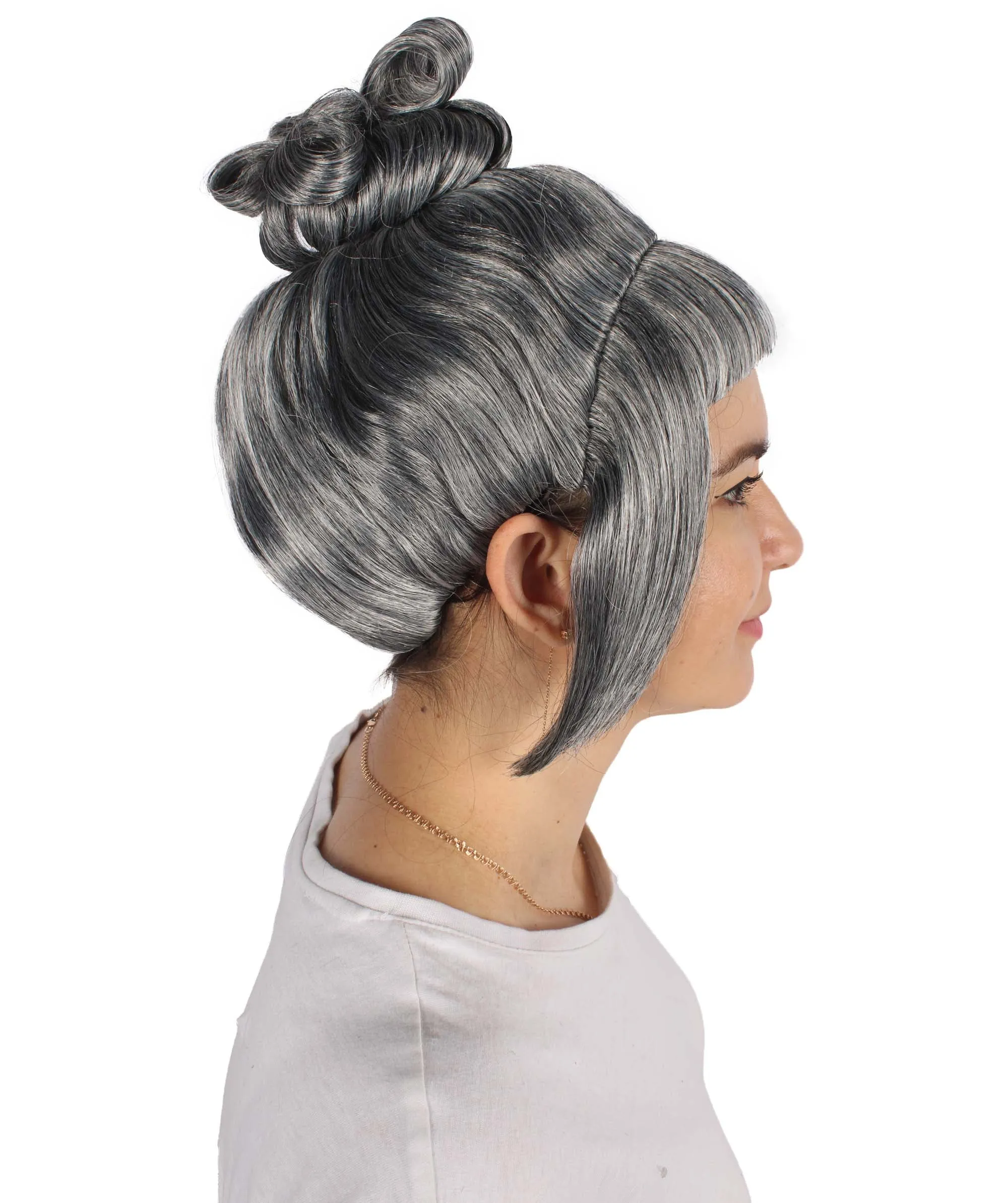 HPO Adult Women's Halloween Animated Lucy Updo Wig | Multiple Color Options