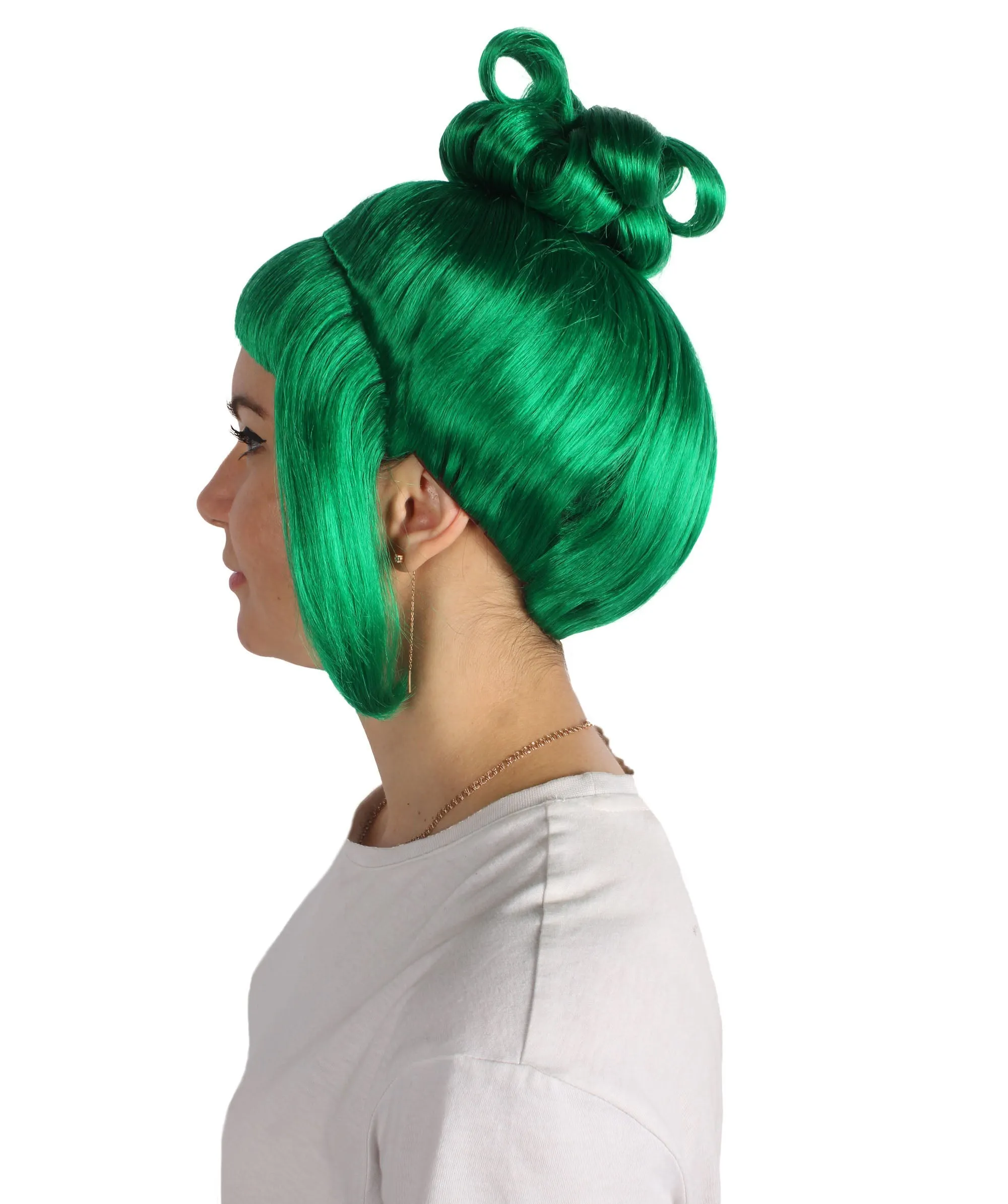 HPO Adult Women's Halloween Animated Lucy Updo Wig | Multiple Color Options