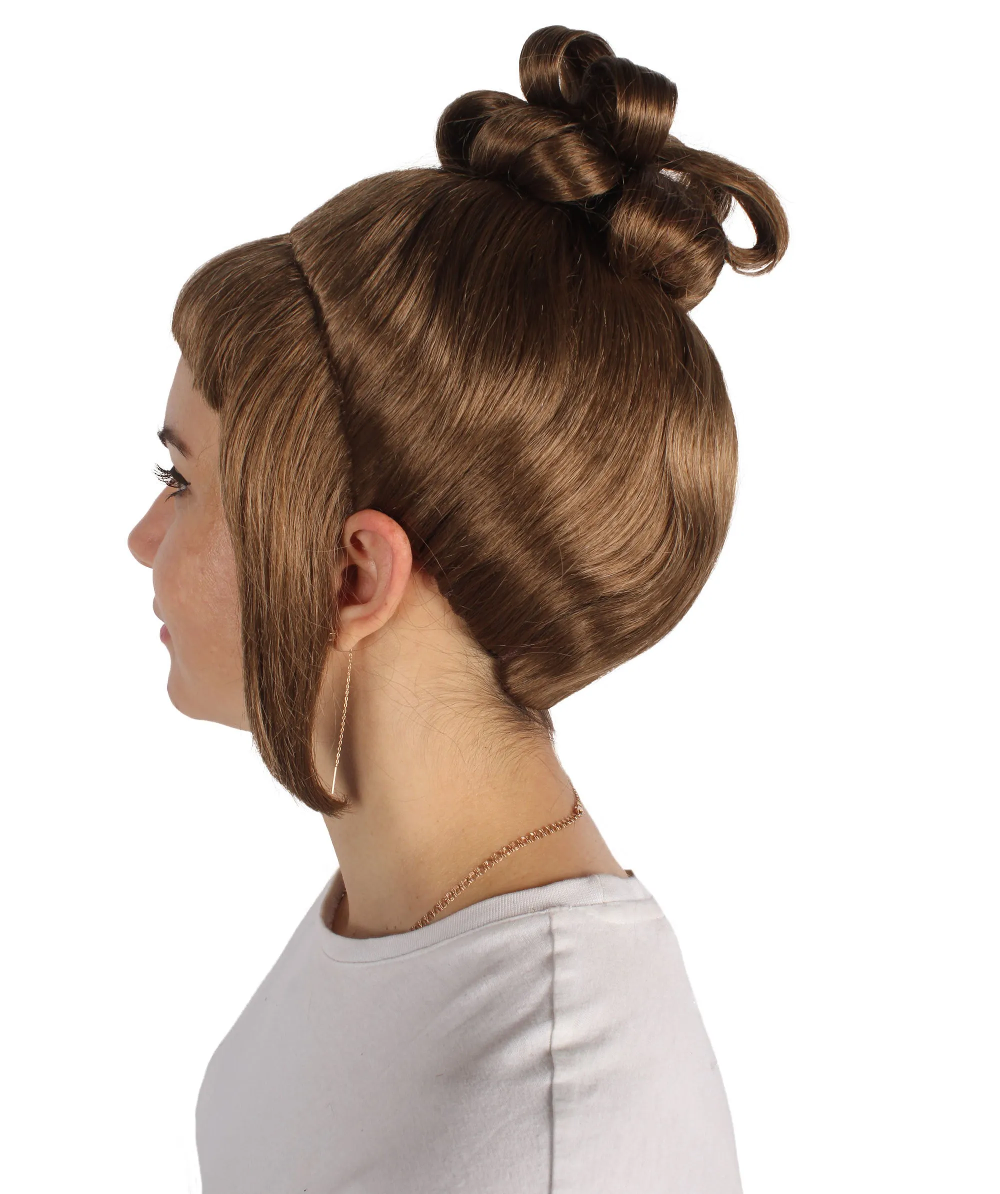 HPO Adult Women's Halloween Animated Lucy Updo Wig | Multiple Color Options