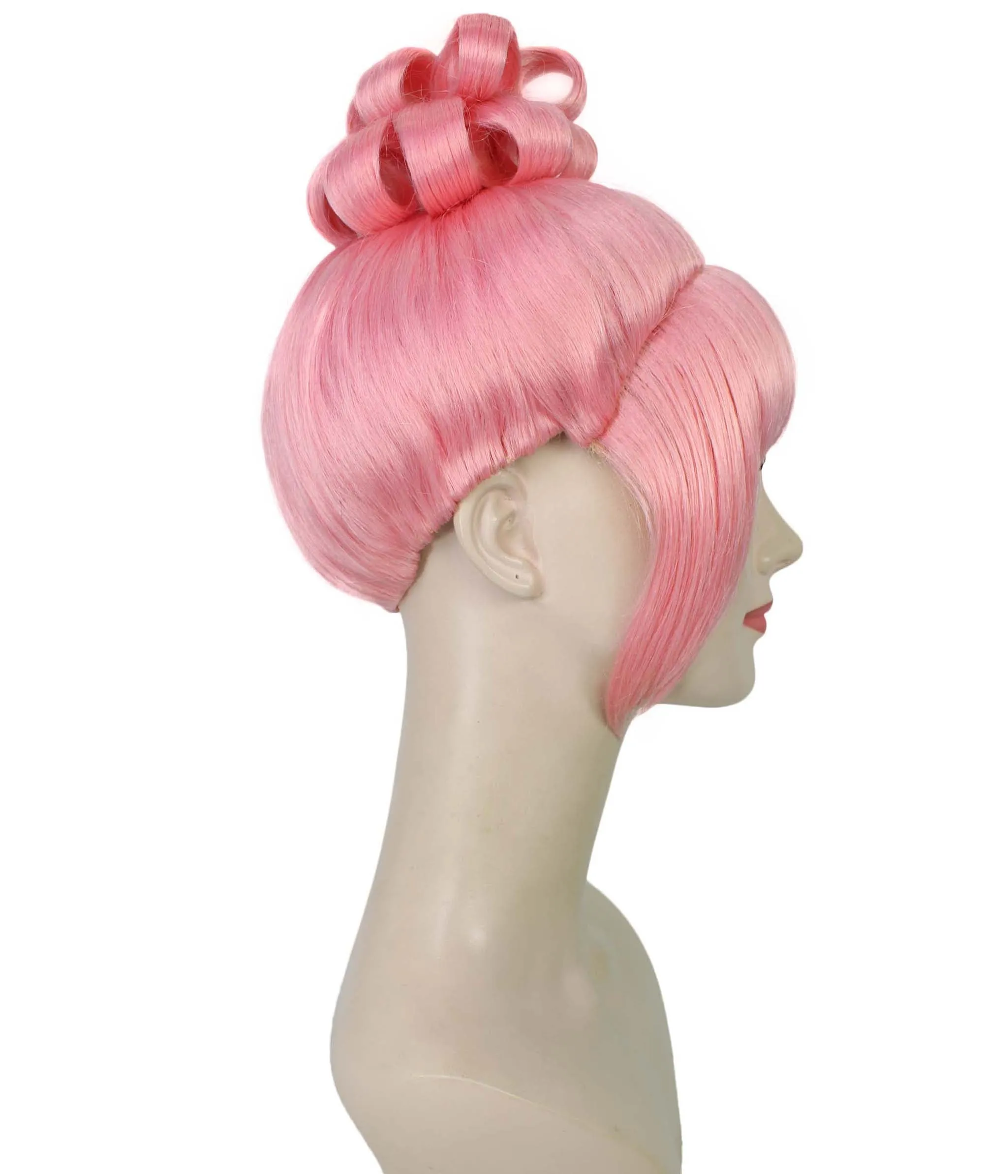 HPO Adult Women's Halloween Animated Lucy Updo Wig | Multiple Color Options