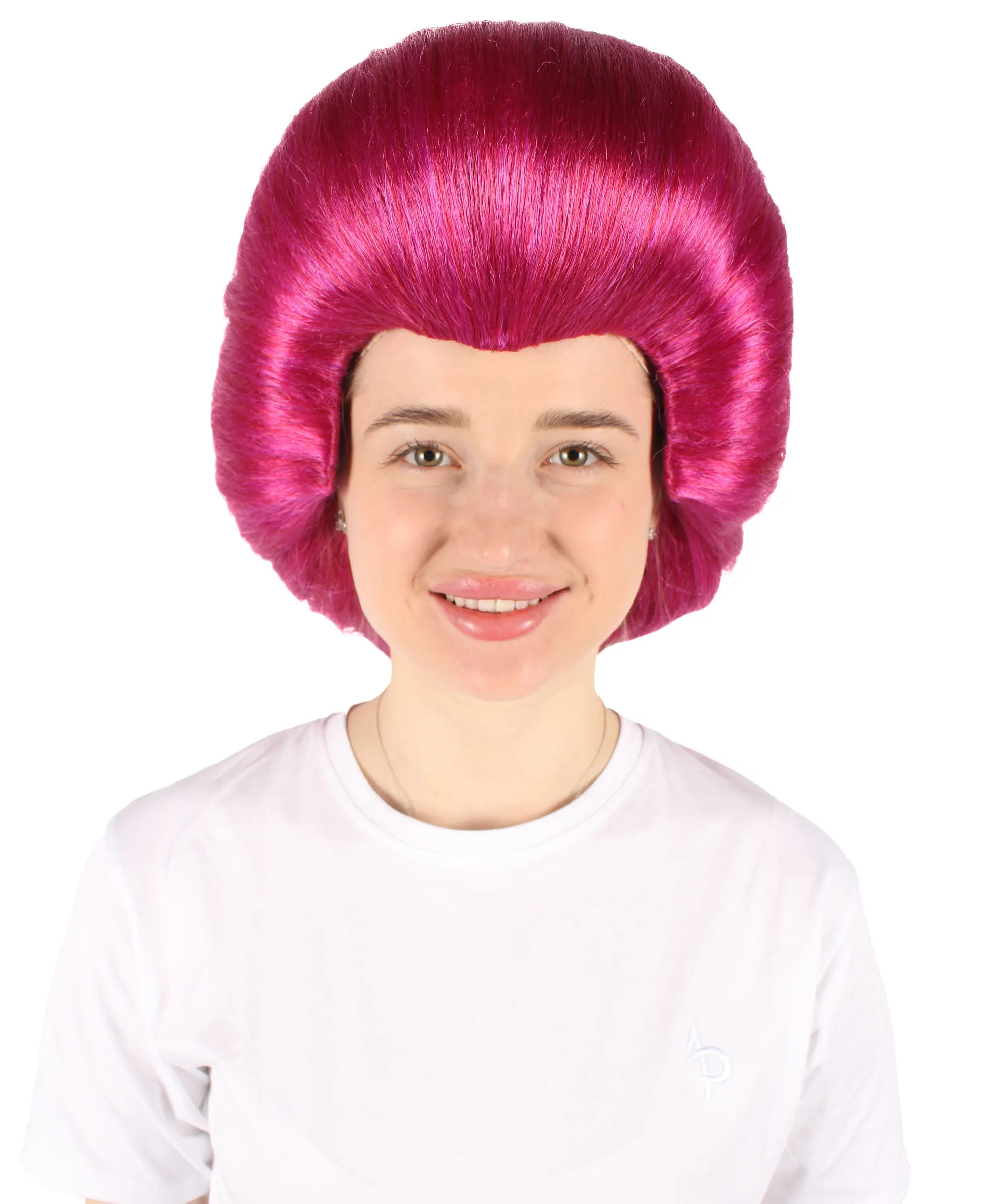 HPO Adult Women’s Monster Anime Pink Villain Wig| Perfect for Halloween| Premium Breathable Capless Cap