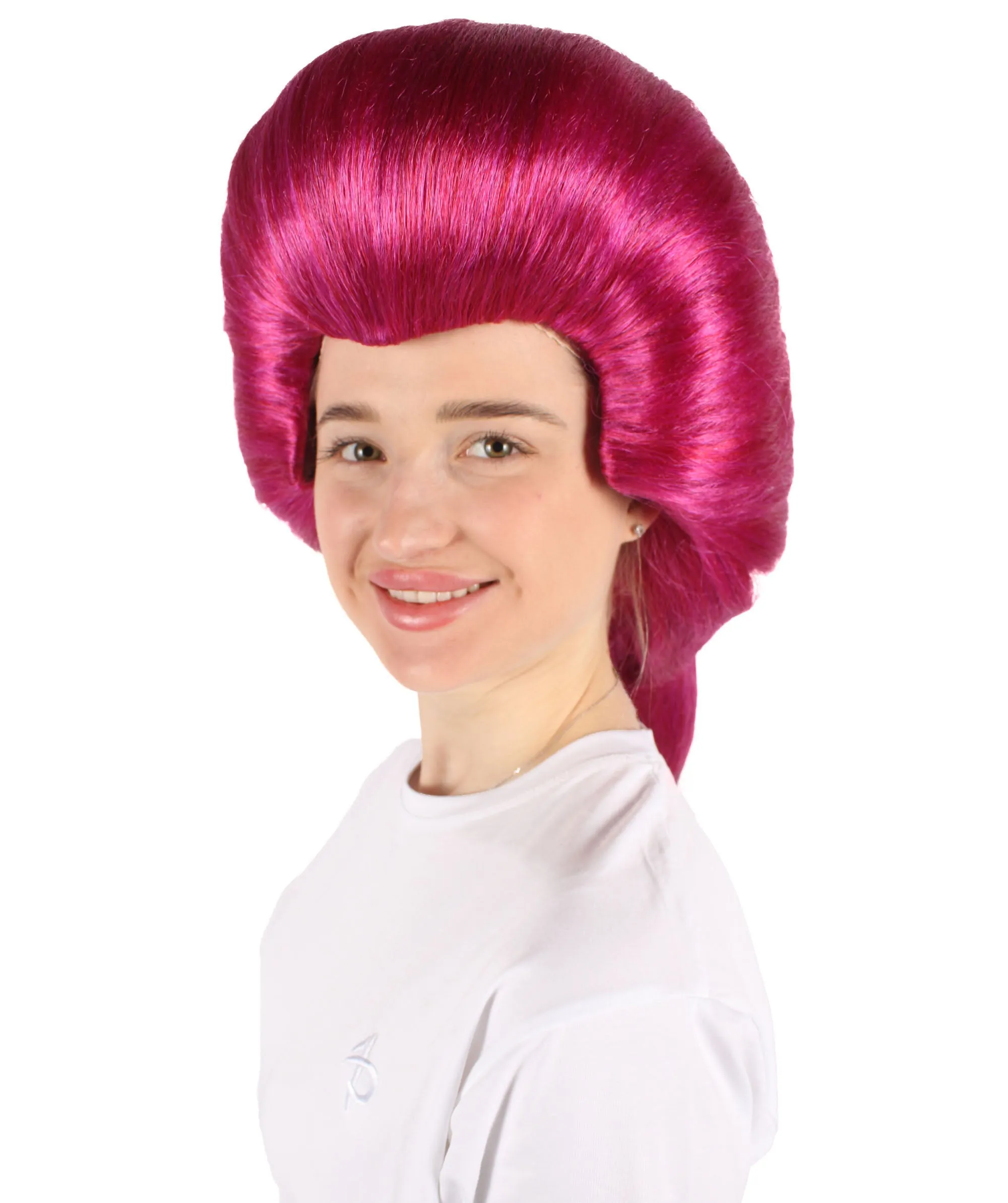 HPO Adult Women’s Monster Anime Pink Villain Wig| Perfect for Halloween| Premium Breathable Capless Cap