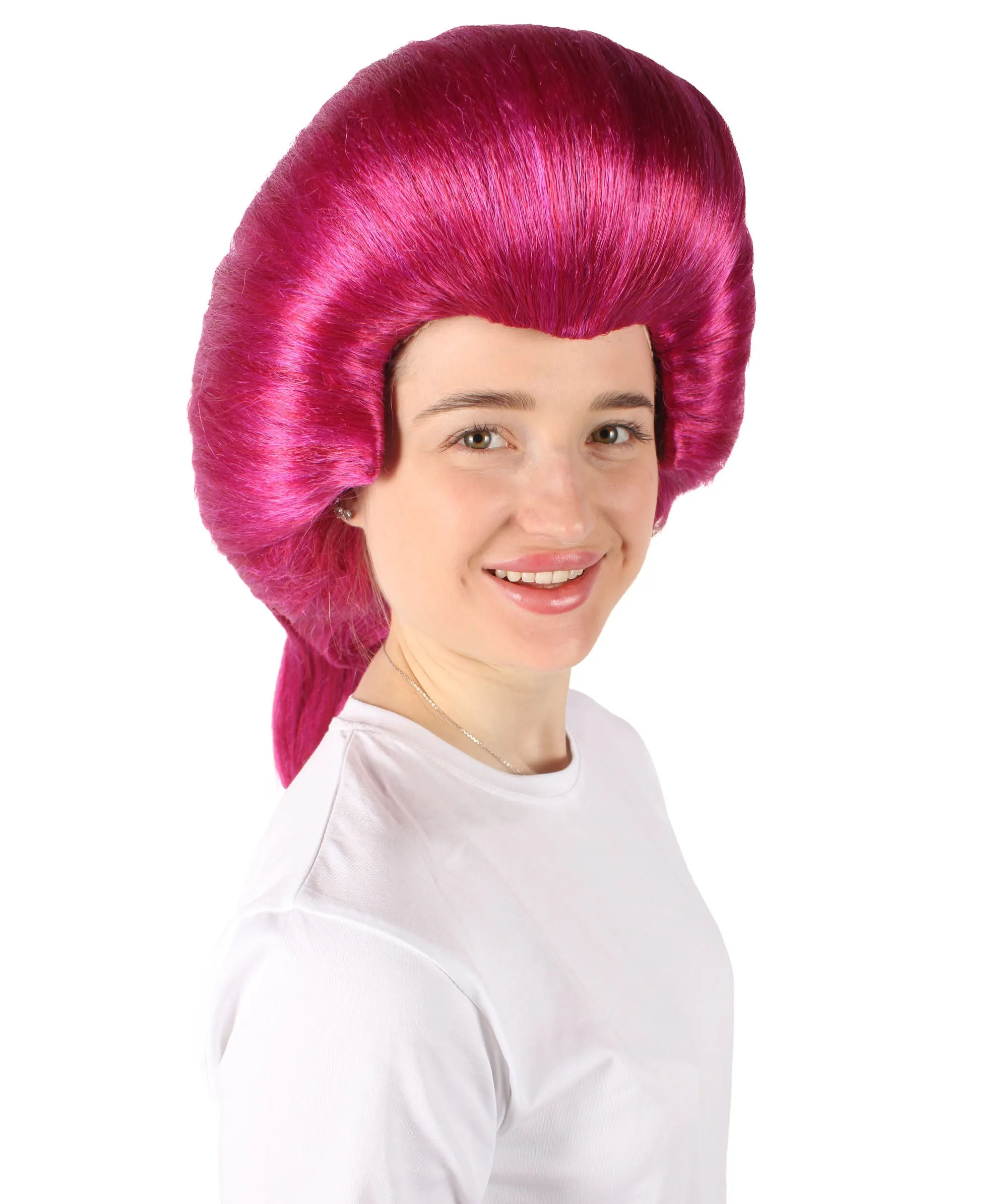 HPO Adult Women’s Monster Anime Pink Villain Wig| Perfect for Halloween| Premium Breathable Capless Cap