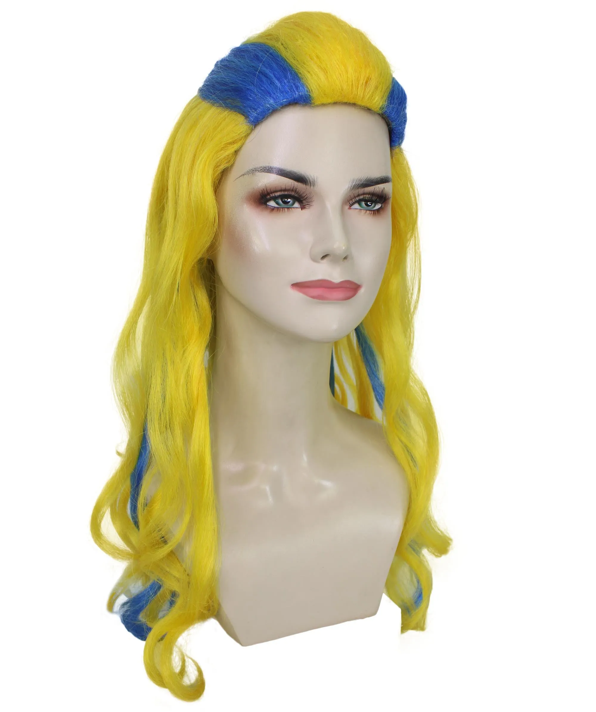 HPO Adult Women's Performer Drag Wig I Perfect for Halloween and Cosplay Party I Synthetic Fiber