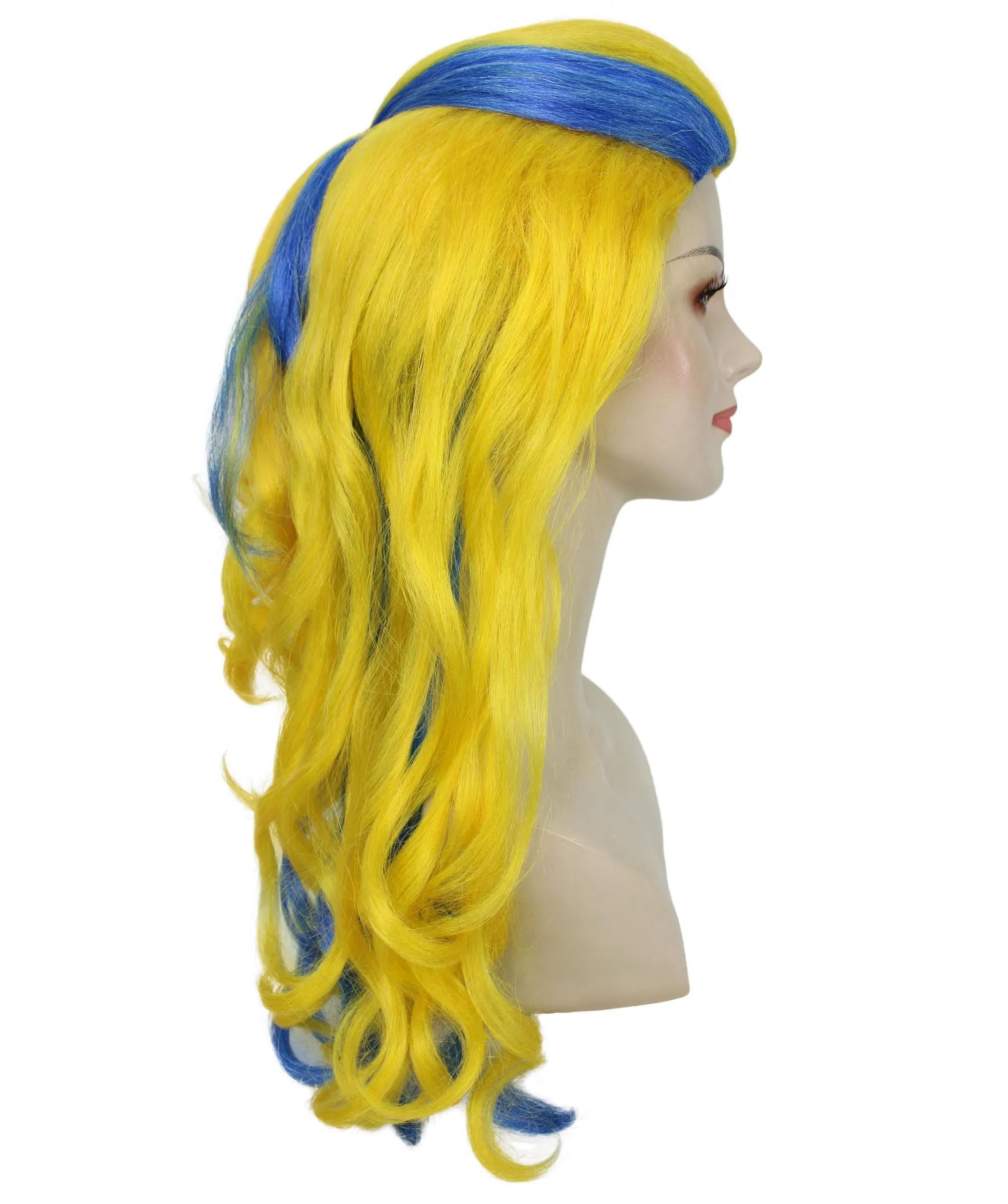 HPO Adult Women's Performer Drag Wig I Perfect for Halloween and Cosplay Party I Synthetic Fiber