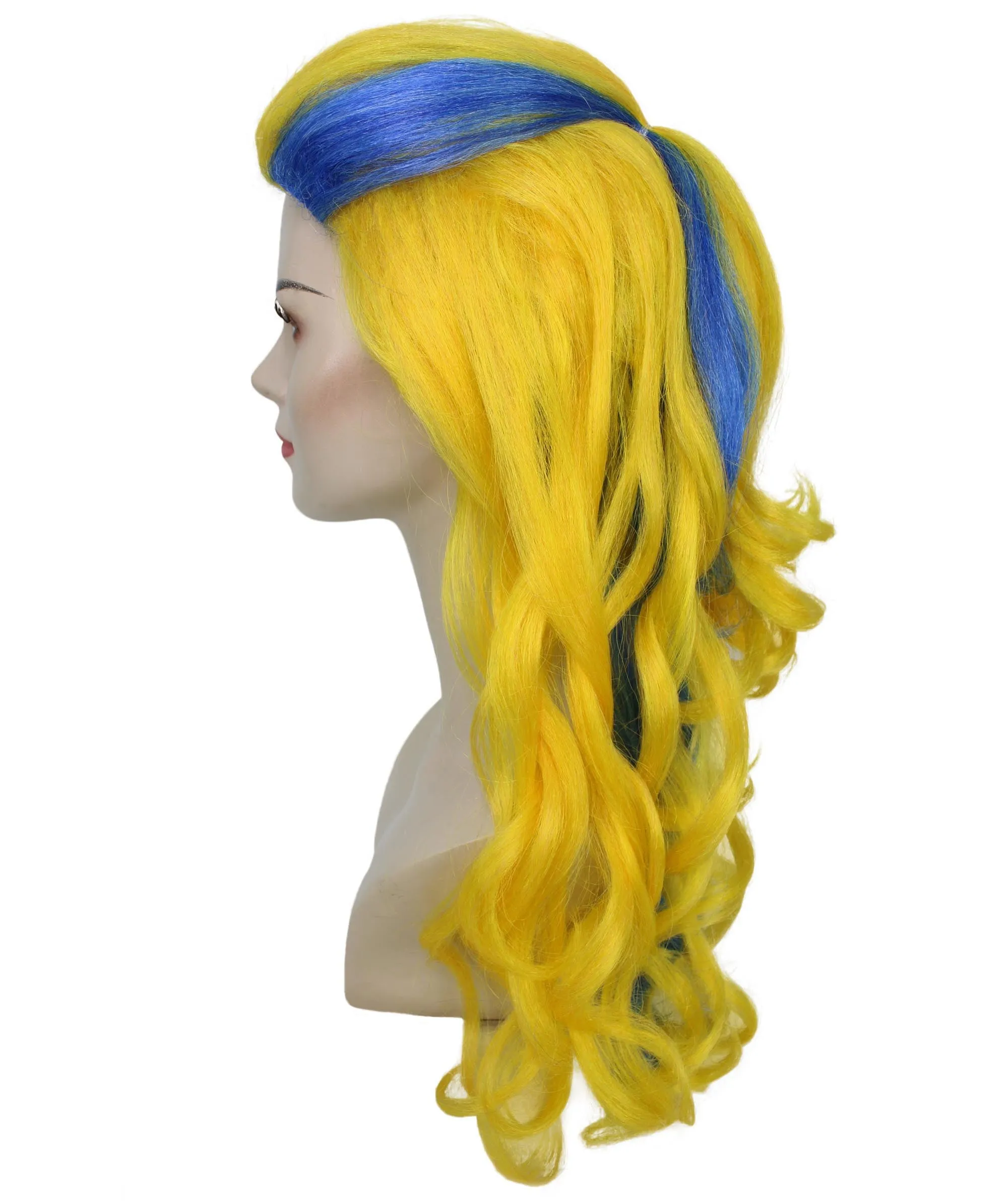 HPO Adult Women's Performer Drag Wig I Perfect for Halloween and Cosplay Party I Synthetic Fiber