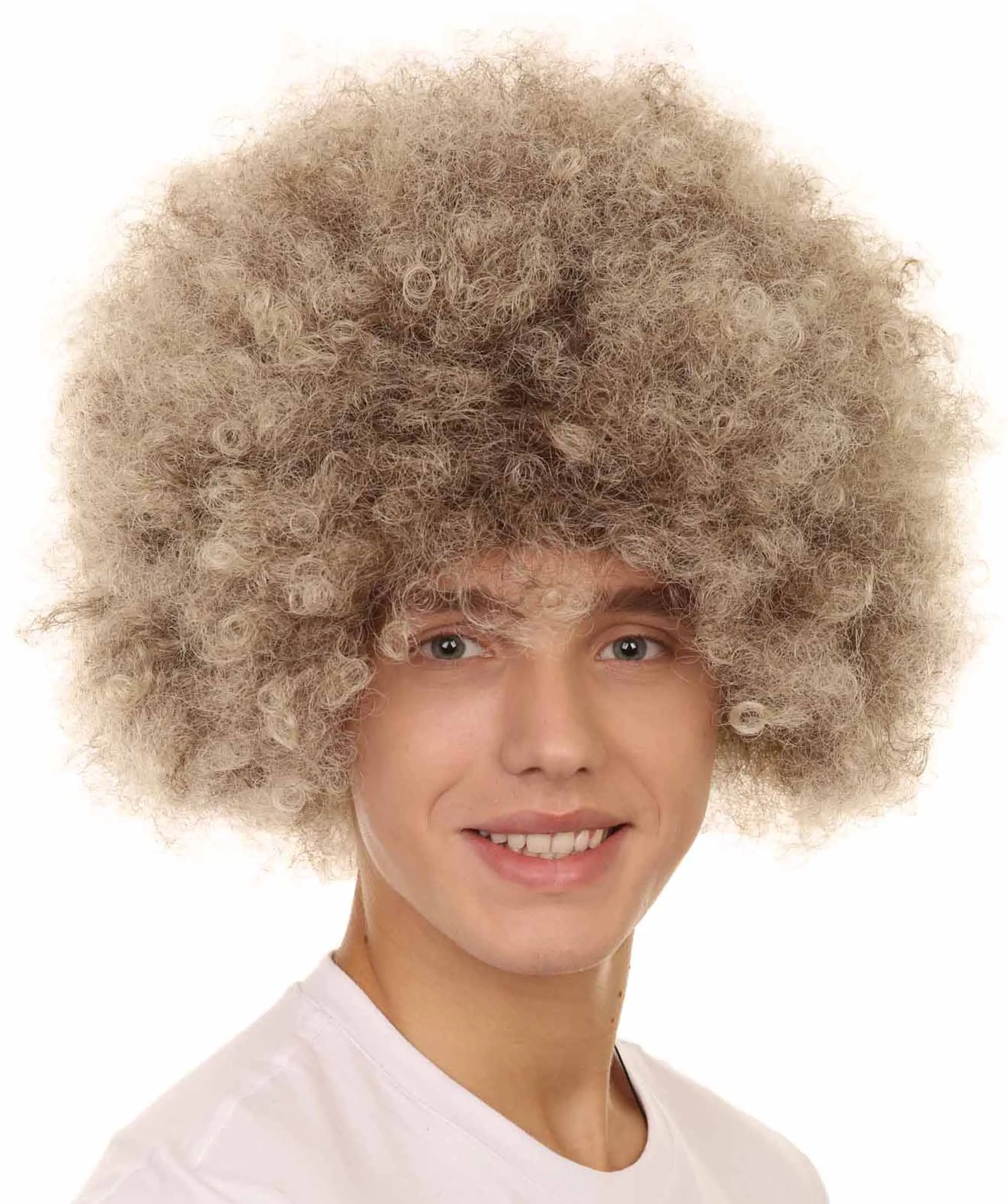HPO| Blonde Afro Wig | Afro Cosplay Halloween Wigs | Premium Breathable Capless Cap Design