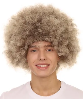 HPO| Blonde Afro Wig | Afro Cosplay Halloween Wigs | Premium Breathable Capless Cap Design