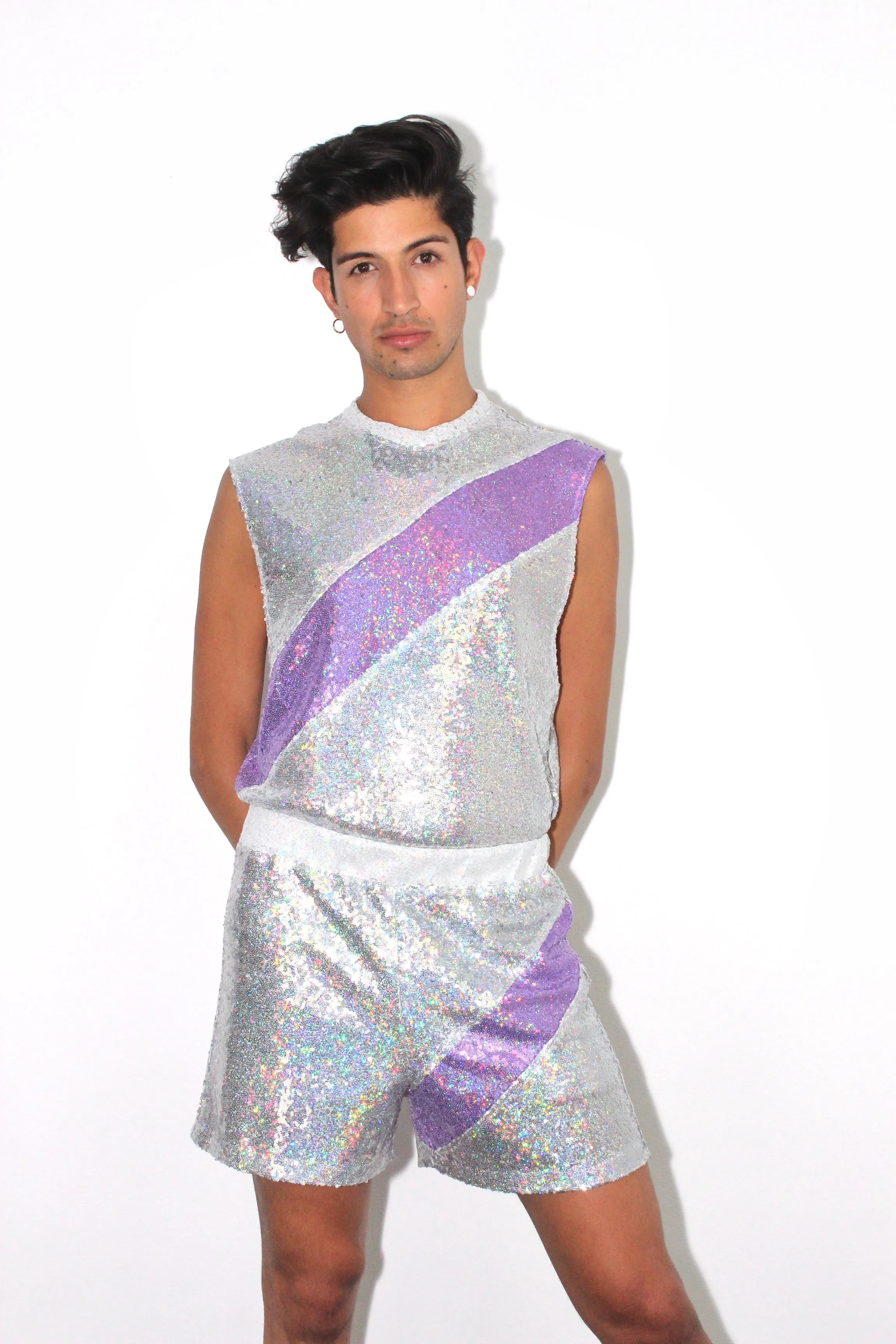 Iridescent Prince Shorts