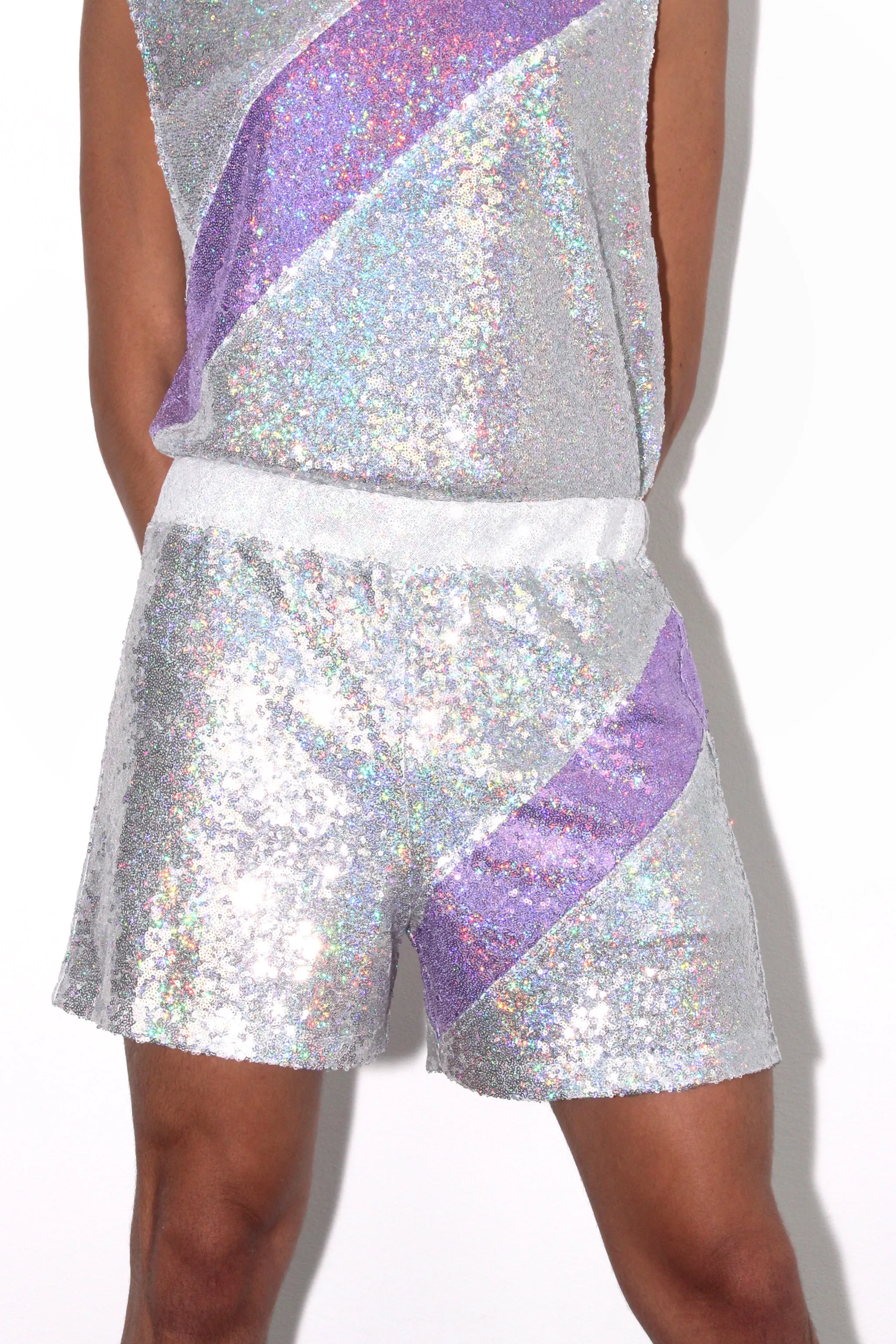Iridescent Prince Shorts