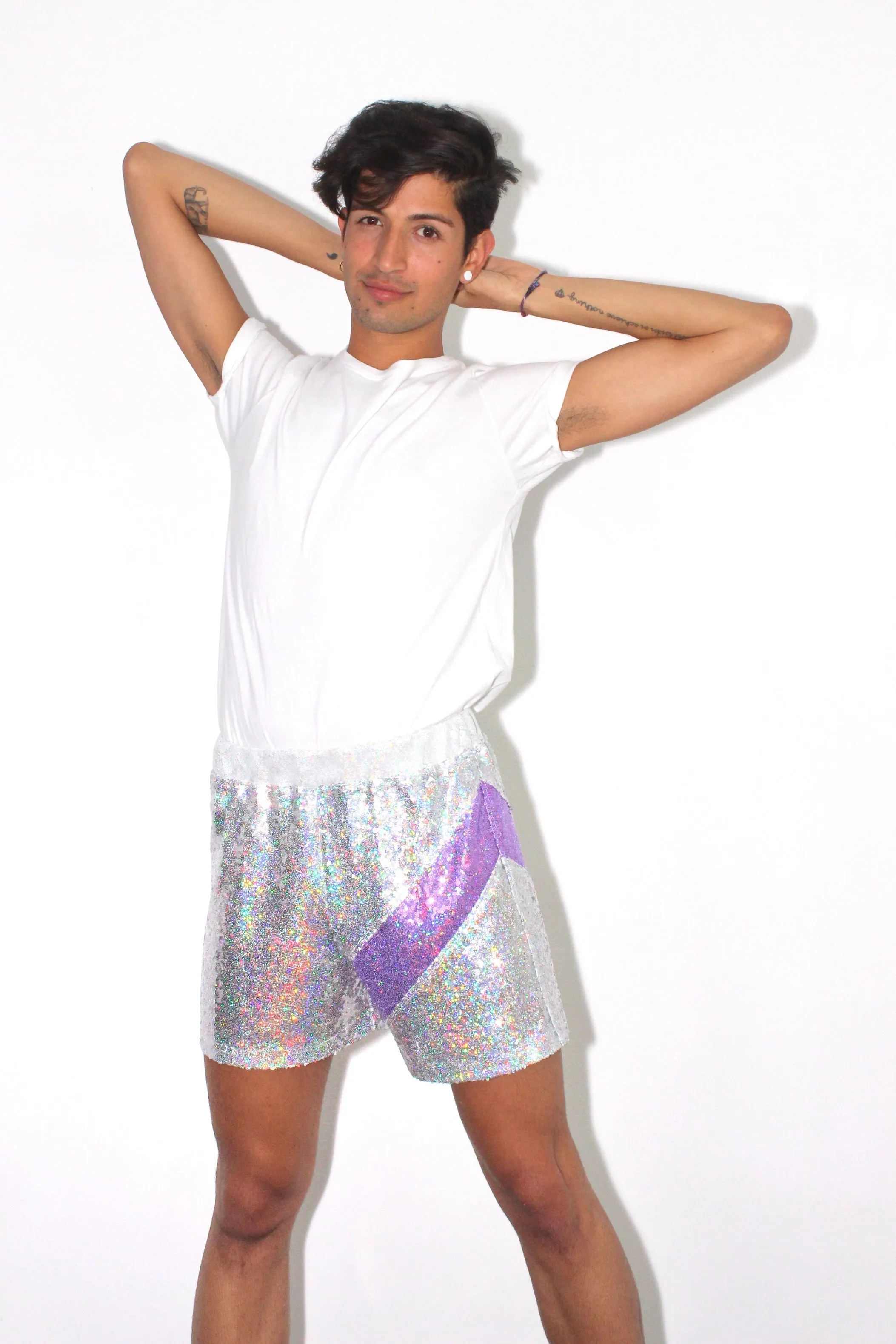 Iridescent Prince Shorts