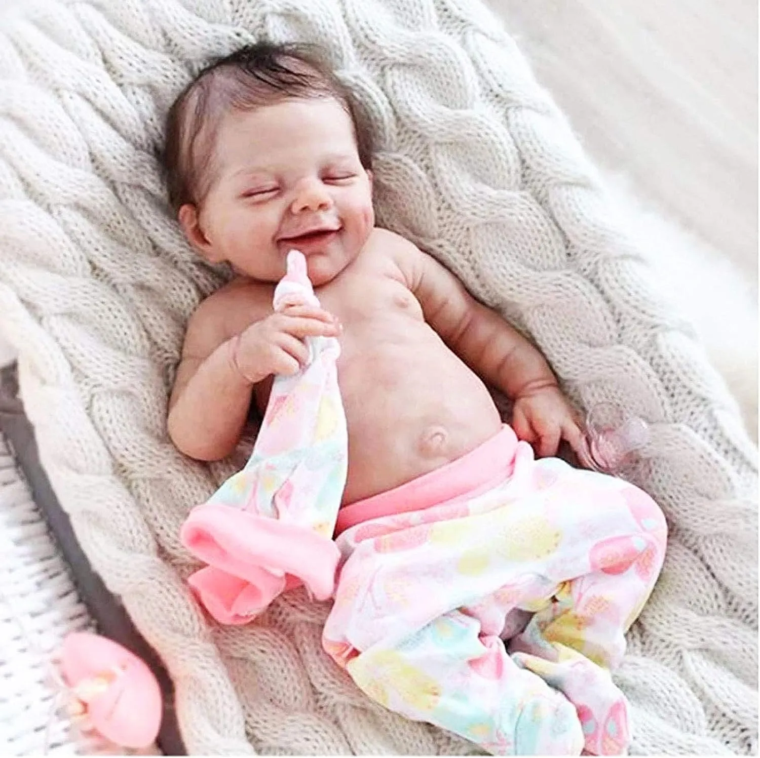 Lifelike Reborn Baby Doll 21”
