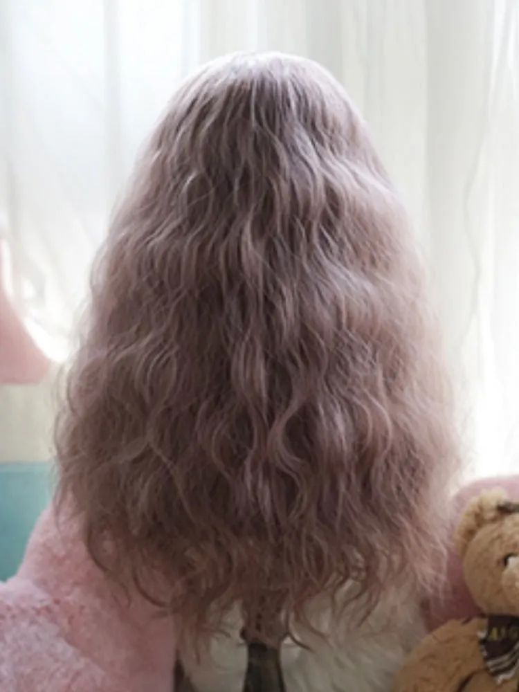 Light Purple Long Wavy Wig
