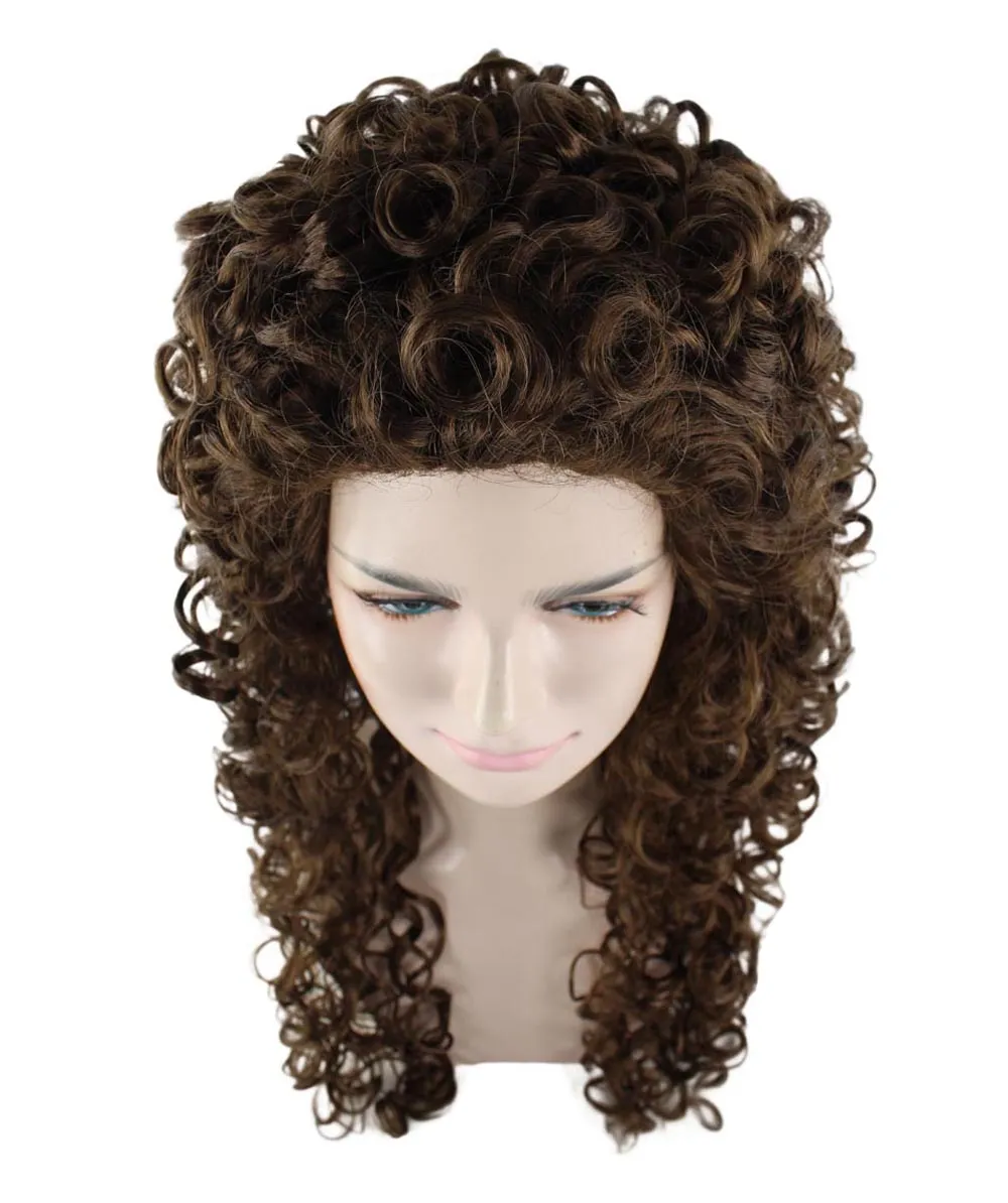 Long Curly Babe Doll Womens Wig , Dramatical Cosplay Halloween Wig , Premium Breathable Capless Cap