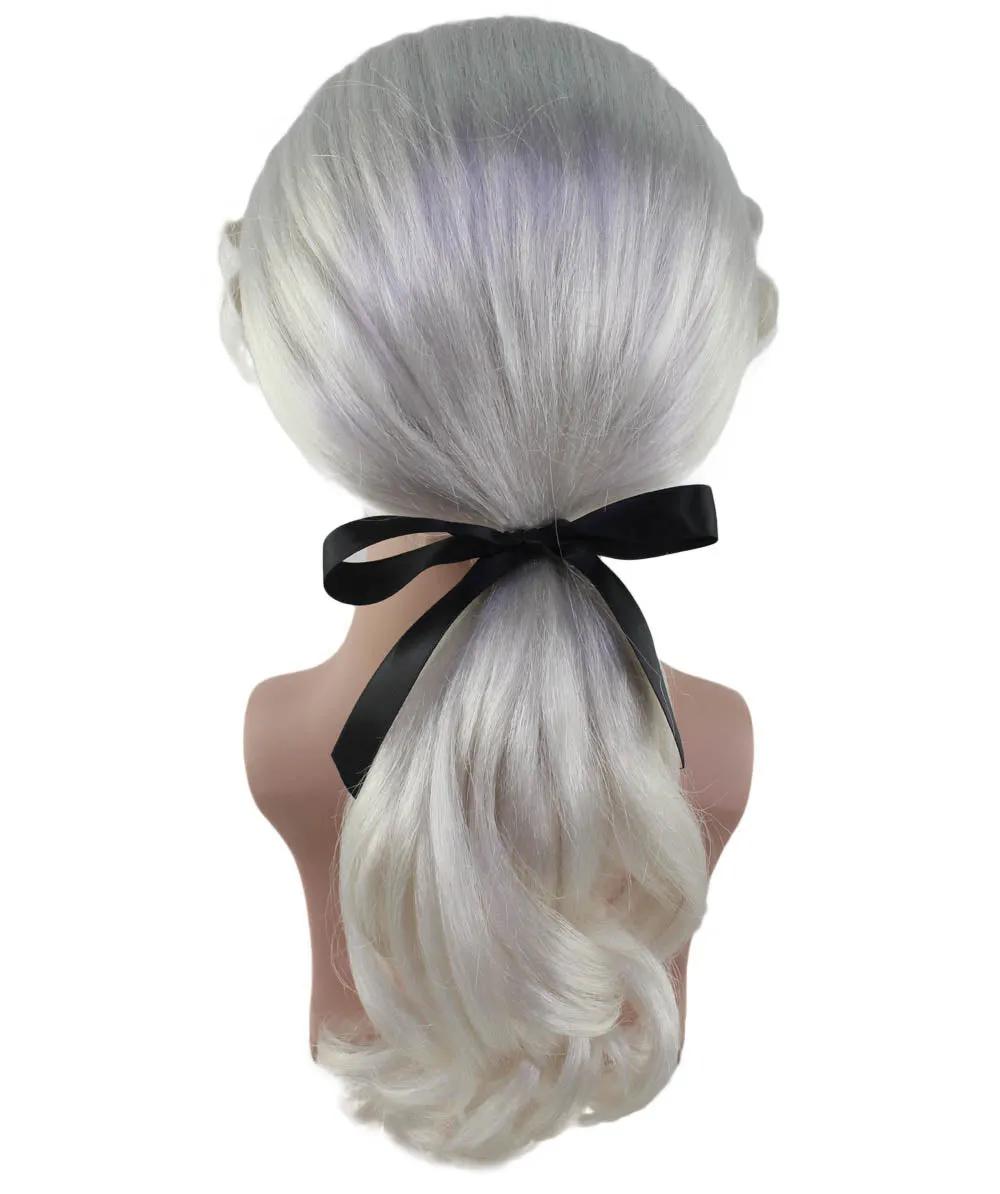 Mens Colonial Judge Historical White Wigs | Premium Breathable Capless Cap