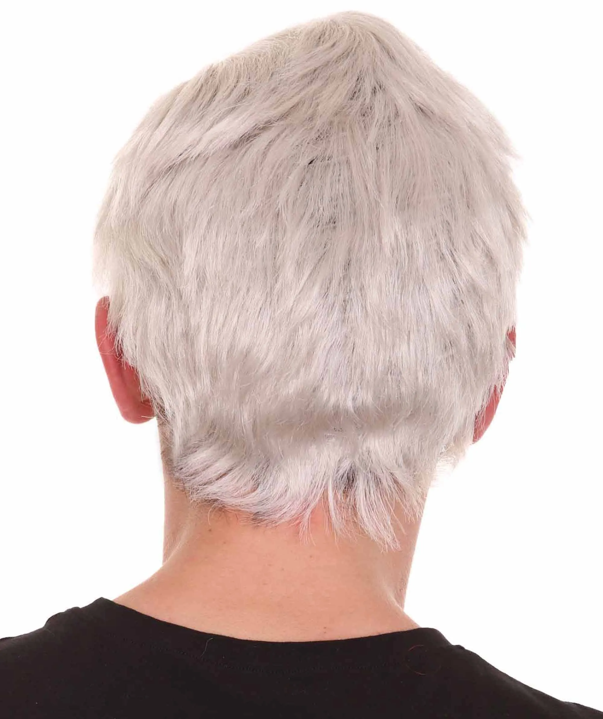 Men's Fantasy adventure wig | White Grey Wigs | Premium Breathable Capless Cap