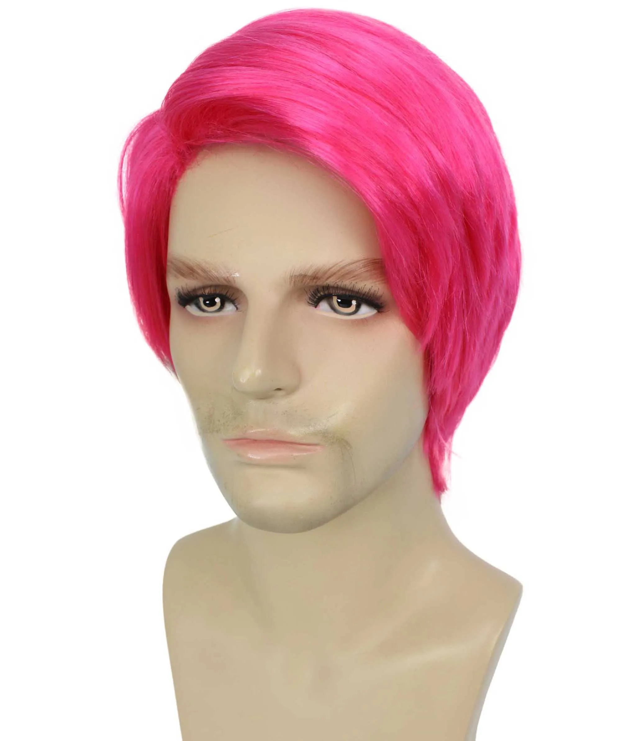 Mens Singer Wig | Multiple Colors Celebrity Wig | Premium Breathable Capless Cap