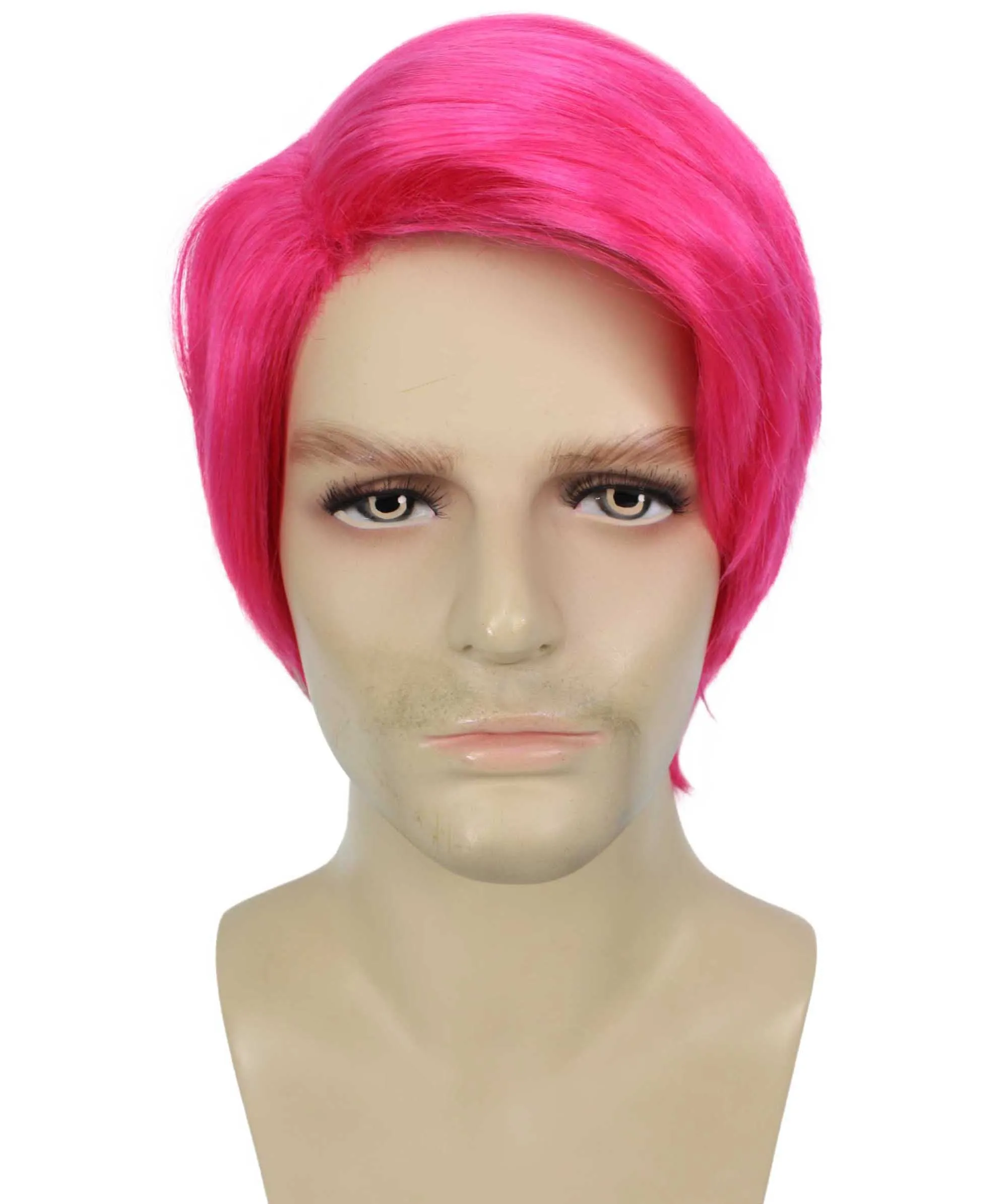 Mens Singer Wig | Multiple Colors Celebrity Wig | Premium Breathable Capless Cap