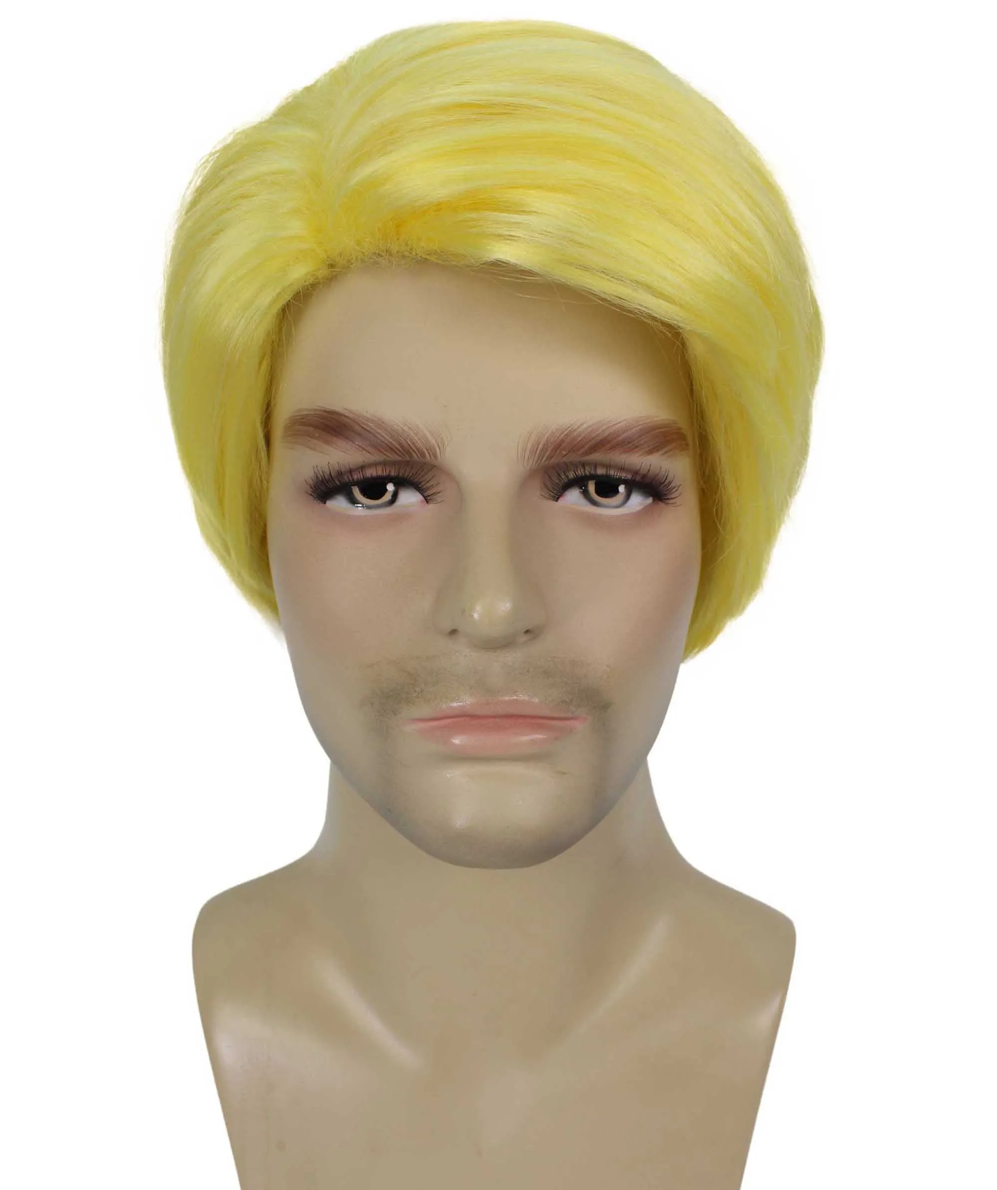 Mens Singer Wig | Multiple Colors Celebrity Wig | Premium Breathable Capless Cap
