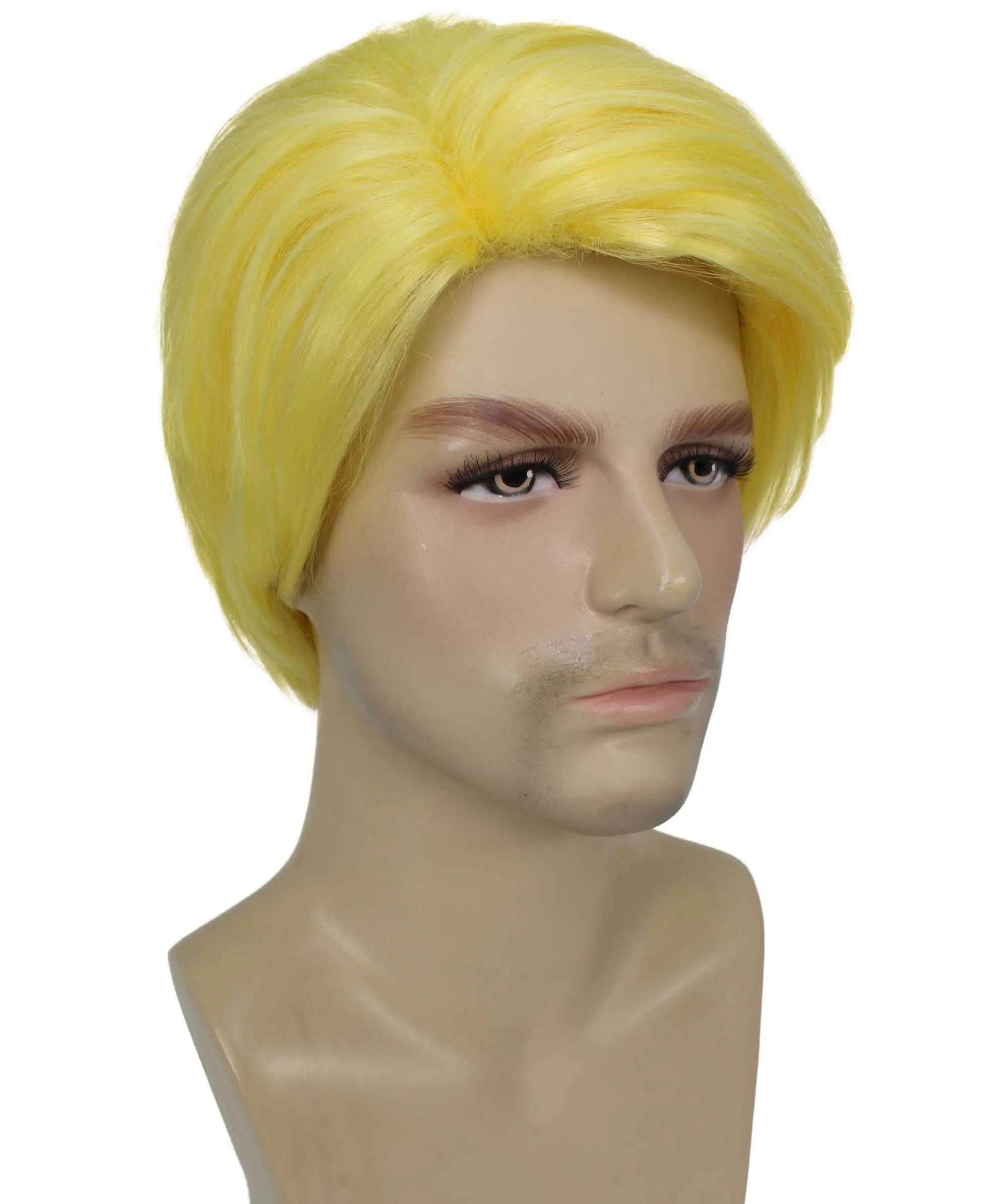 Mens Singer Wig | Multiple Colors Celebrity Wig | Premium Breathable Capless Cap