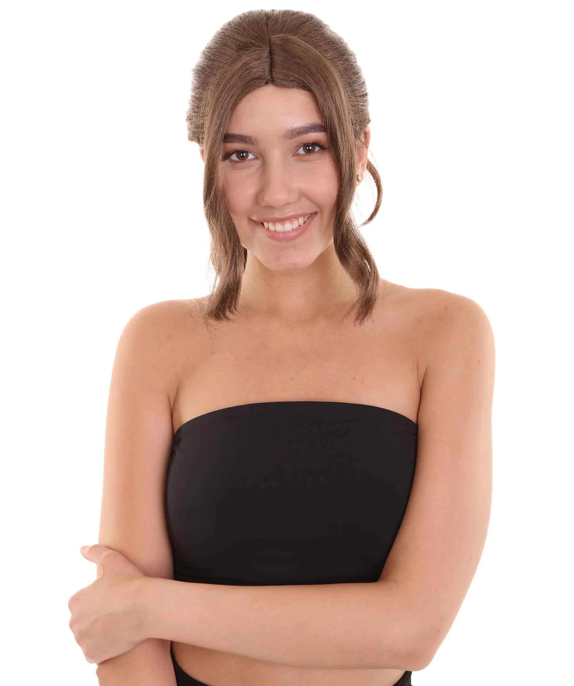 Movie Adventurer Womens Wig | Dark Auburn Movie Wig | Premium Breathable Capless Cap