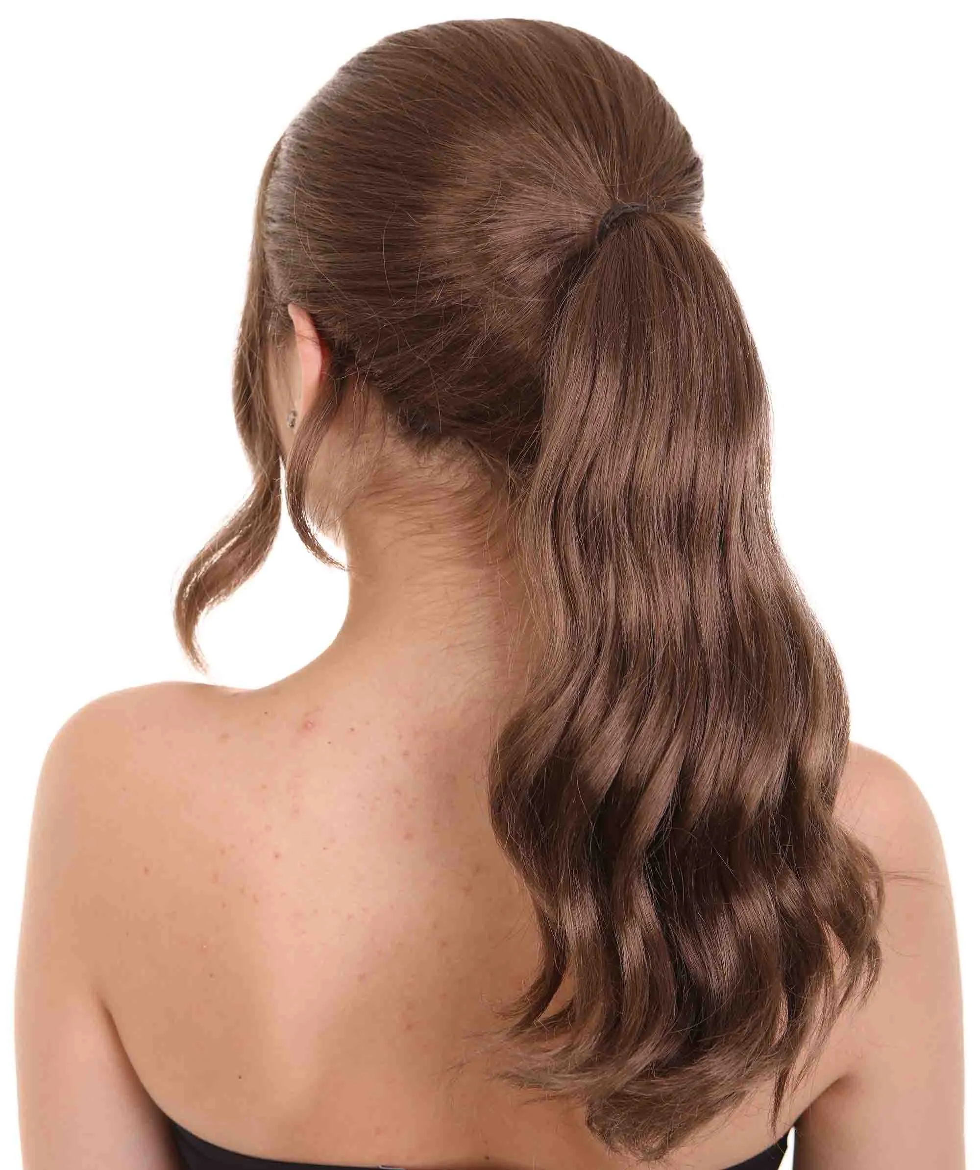 Movie Adventurer Womens Wig | Dark Auburn Movie Wig | Premium Breathable Capless Cap