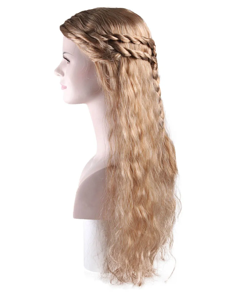 Movie Women Princess Wig | Royal Character Cosplay Halloween Wig | Premium Breathable Capless Cap