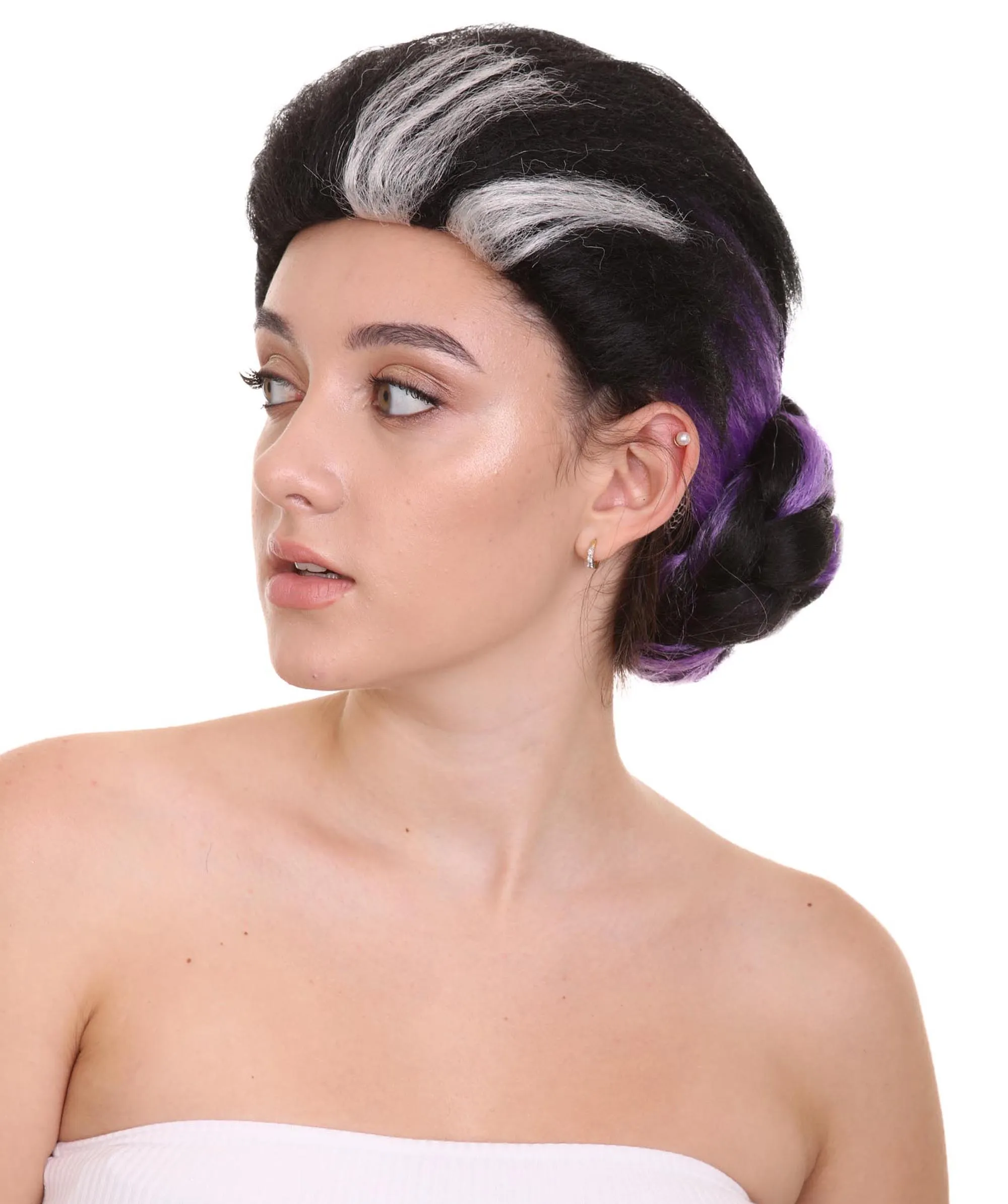Movie Womens Animation Cosplay Wig | Grandmother TV/Movie Wigs | Premium Breathable Capless Cap