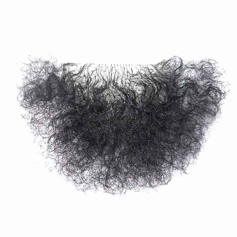 MRIMIN FTM Handmade Pubic  Wig Human Hair Toupee Merkin Wig For Male and Female
