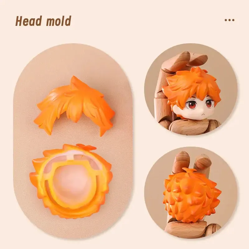 Ob11 Doll Plastic Hair Replacement Head Mold – For Obitsu11, GSC, 1/12 BJD Dolls