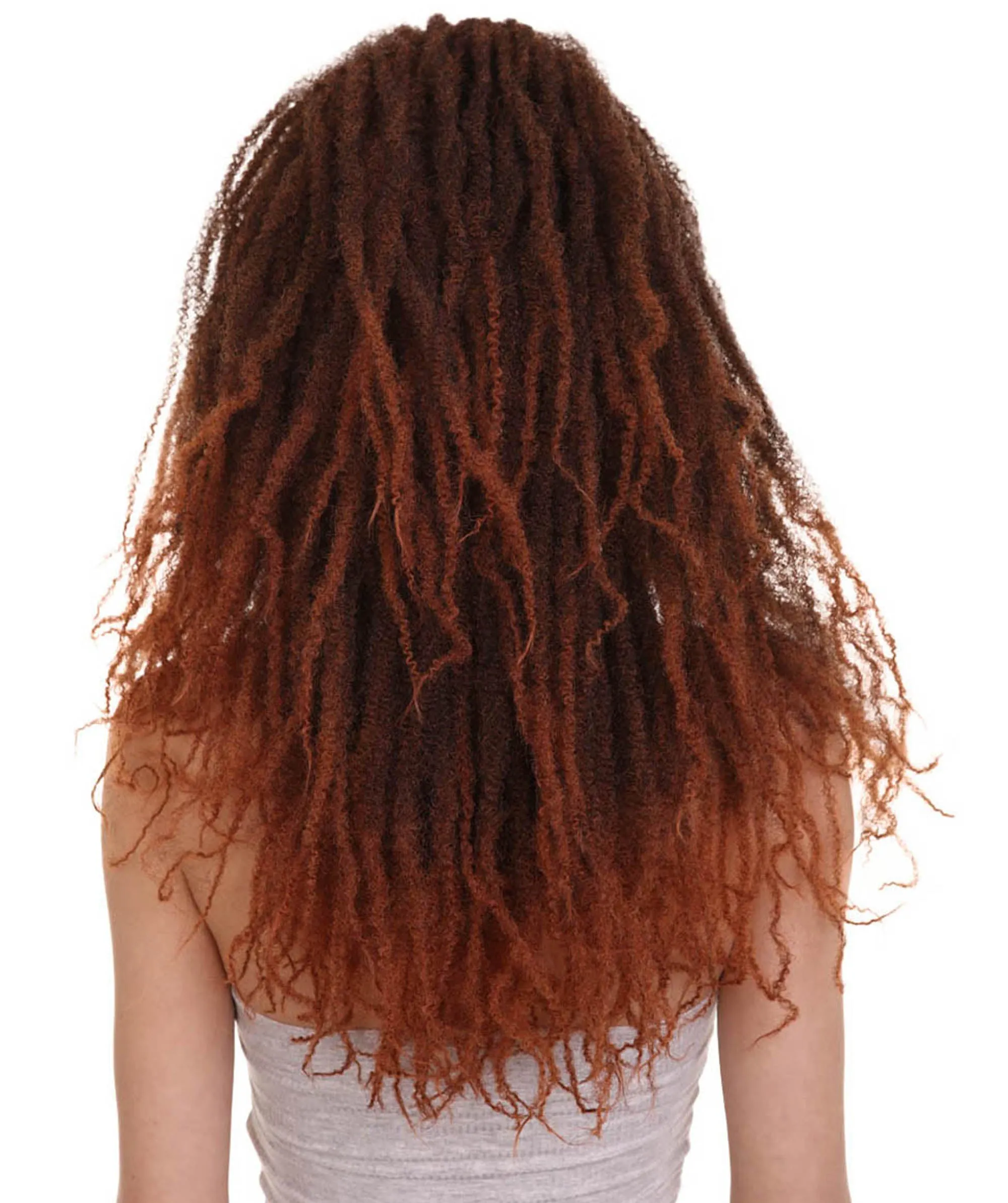 Ombre Locks Wig with Headband | Character Halloween Wig | Premium Breathable Capless Cap
