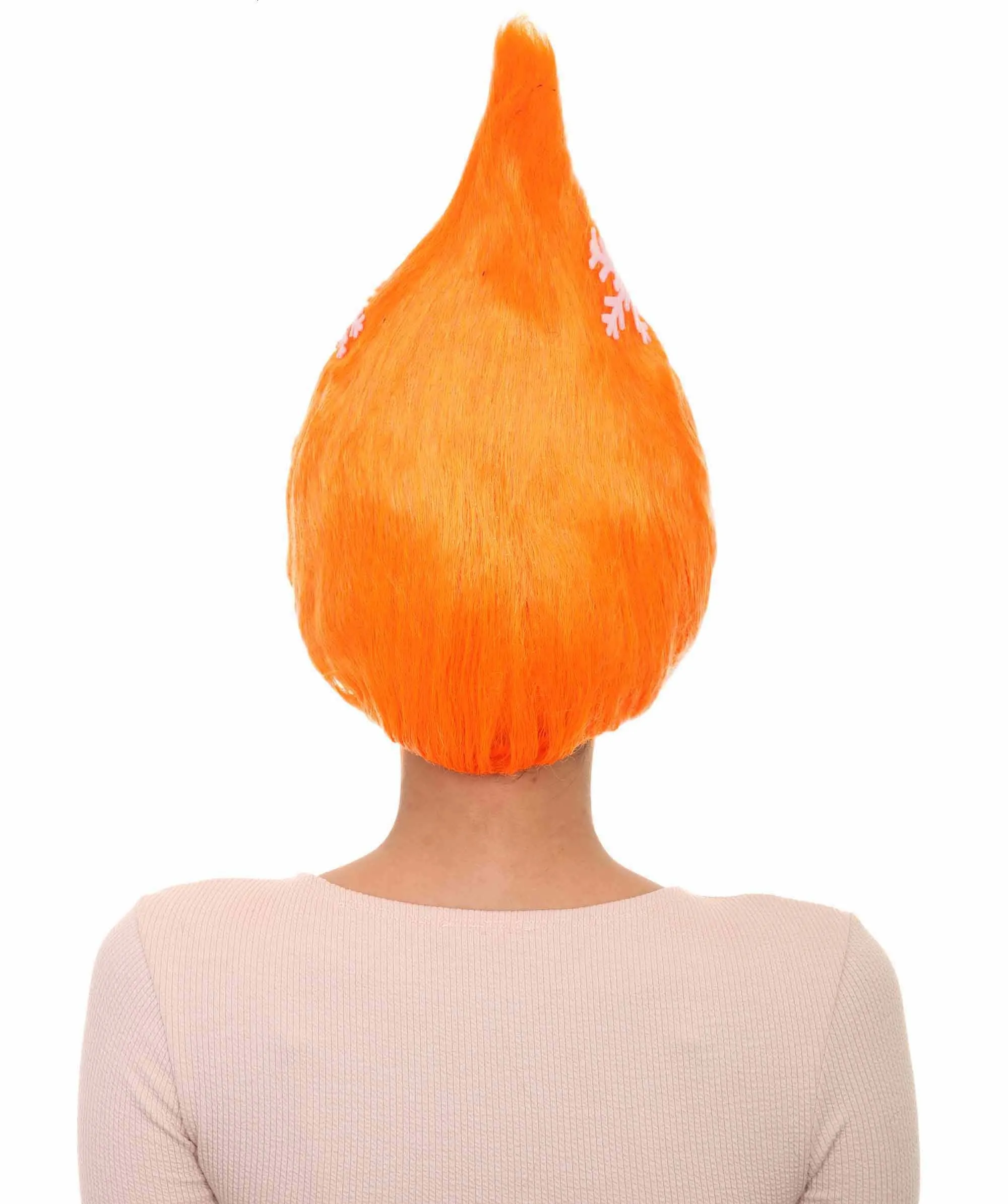 Orange Christmas Tree Unisex Wig | Merry Christmas Wig | Premium Breathable Capless Cap