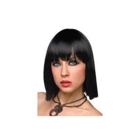 Pleasure Wigs Katie Short Shoulder Length Hair Banged Wig Black