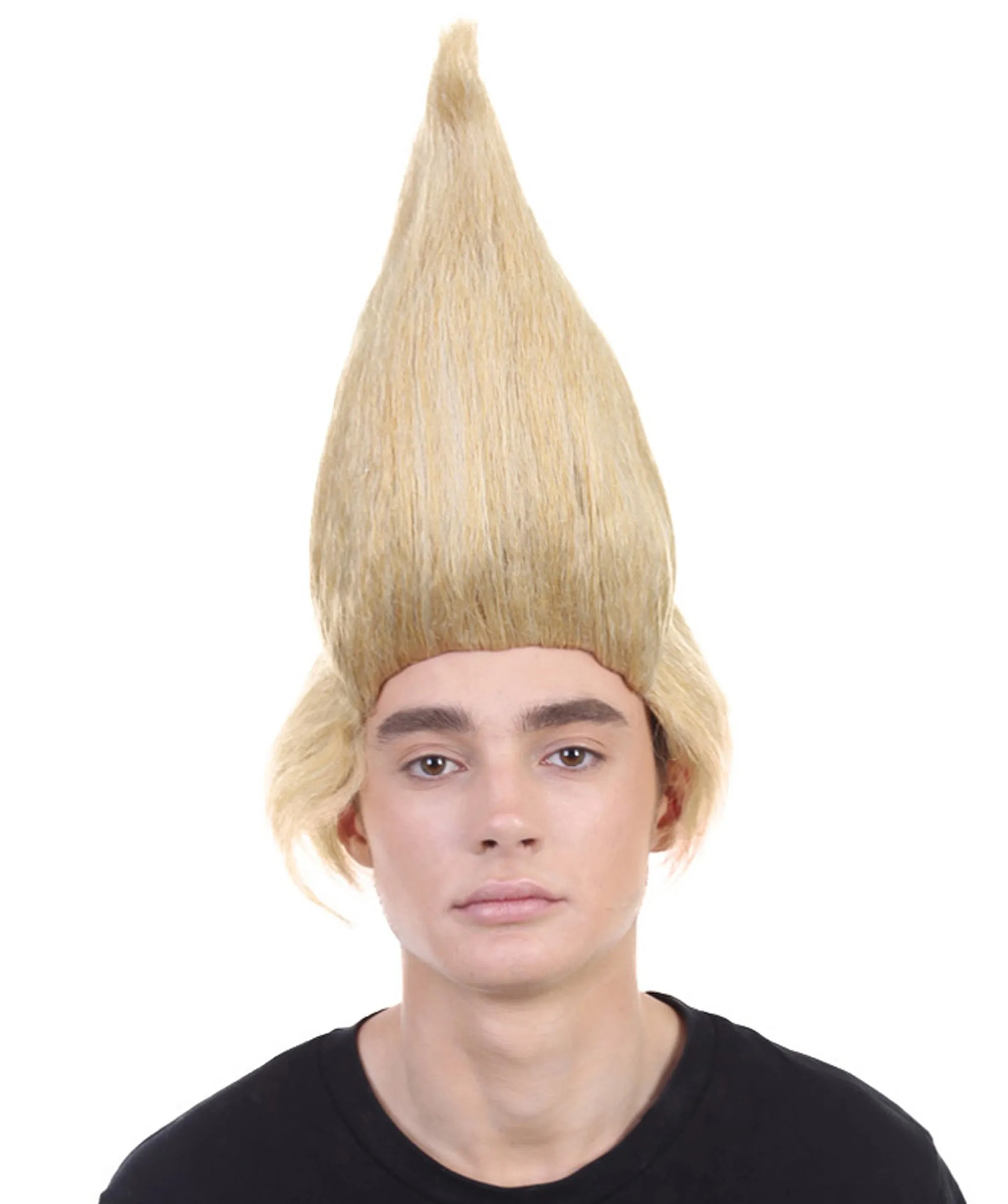 President Men's Straight Angle Wind Wig | Blonde Color Wigs | Premium Breathable Capless Cap